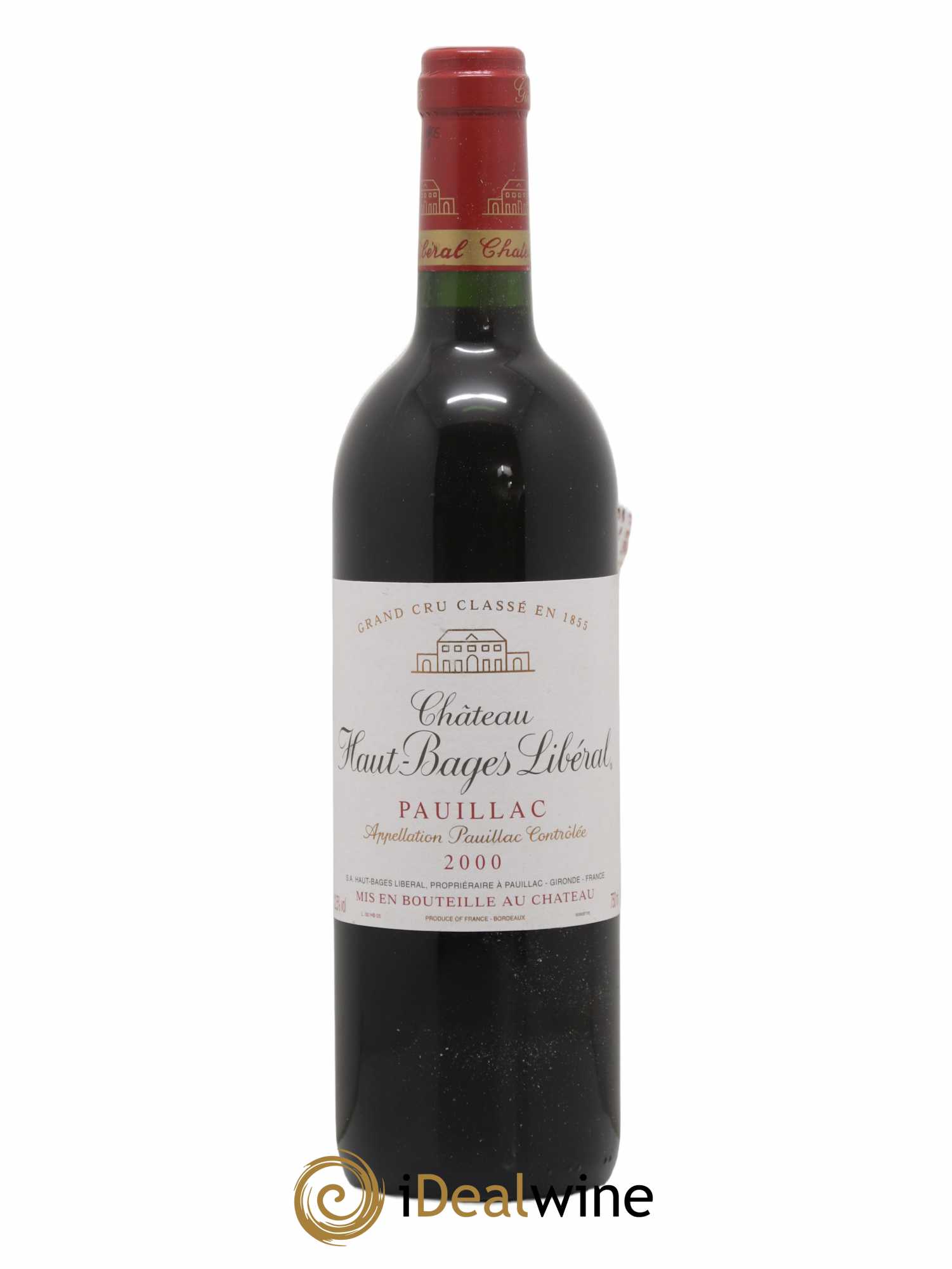 Château Haut Bages Libéral 5ème Grand Cru Classé 2000 - Lot de 1 bouteille - 0