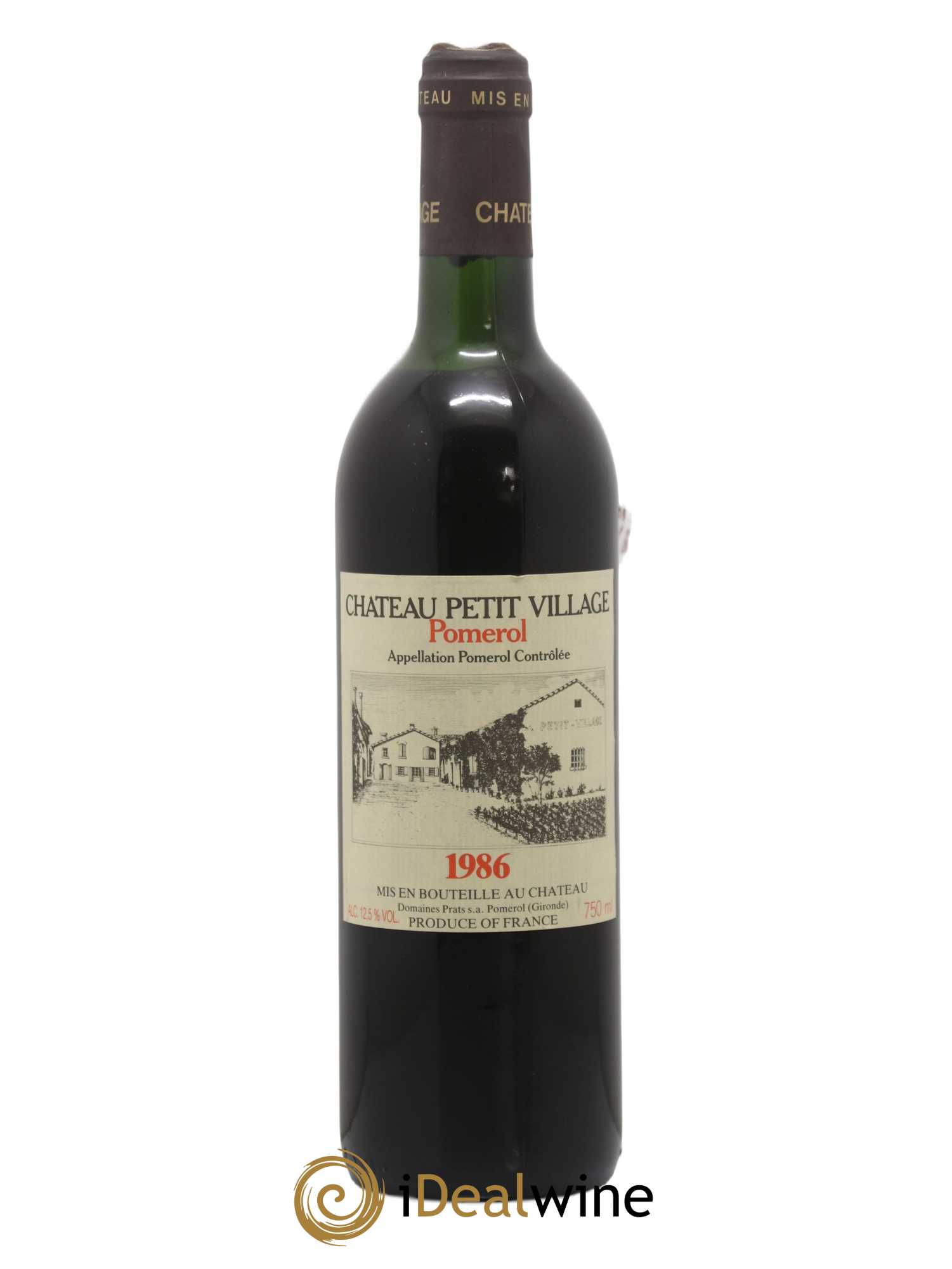 Château Petit Village 1986 - Lot de 1 bouteille - 0