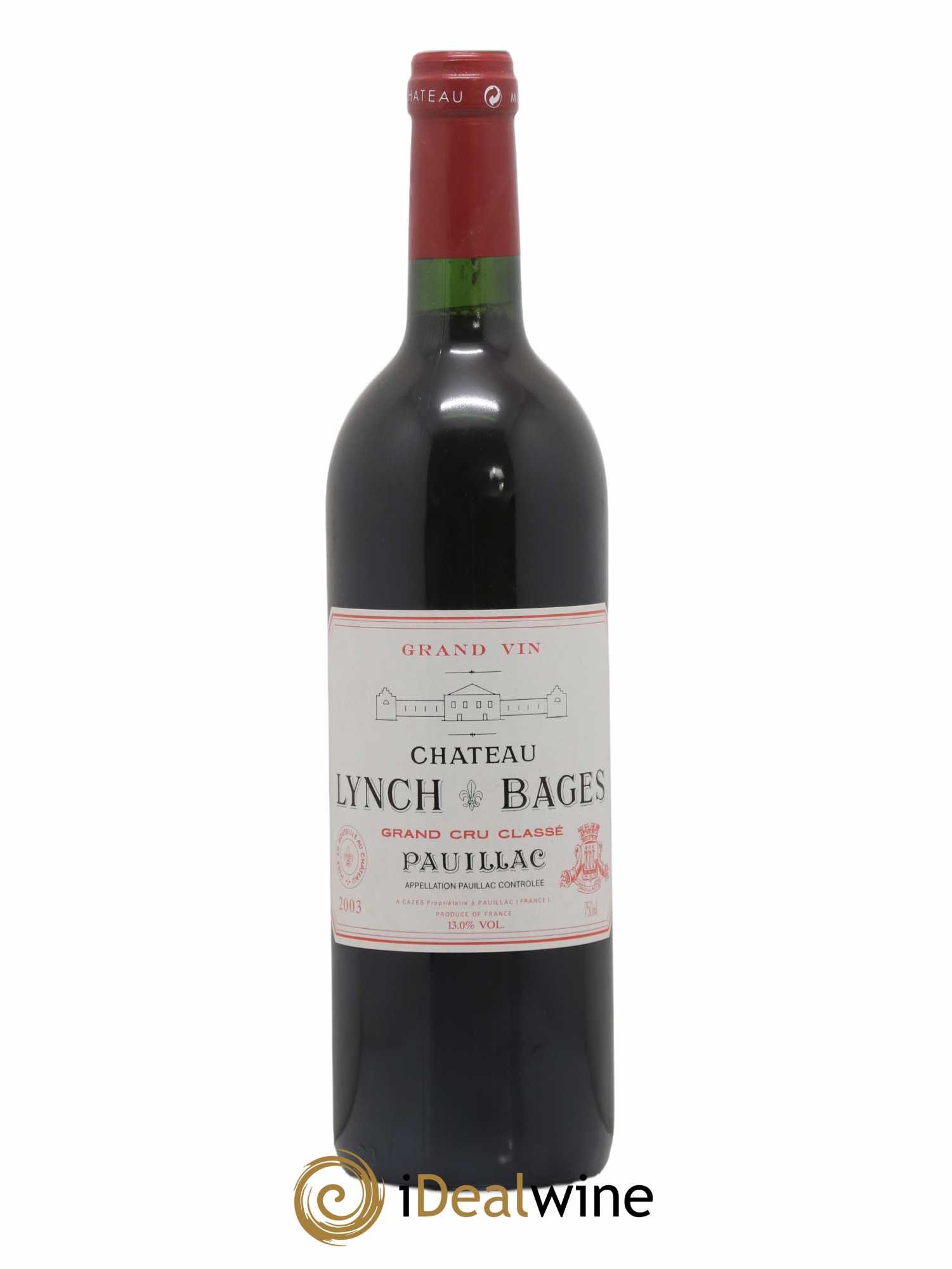 Château Lynch Bages 5ème Grand Cru Classé 2003 - Lot de 1 bouteille - 0