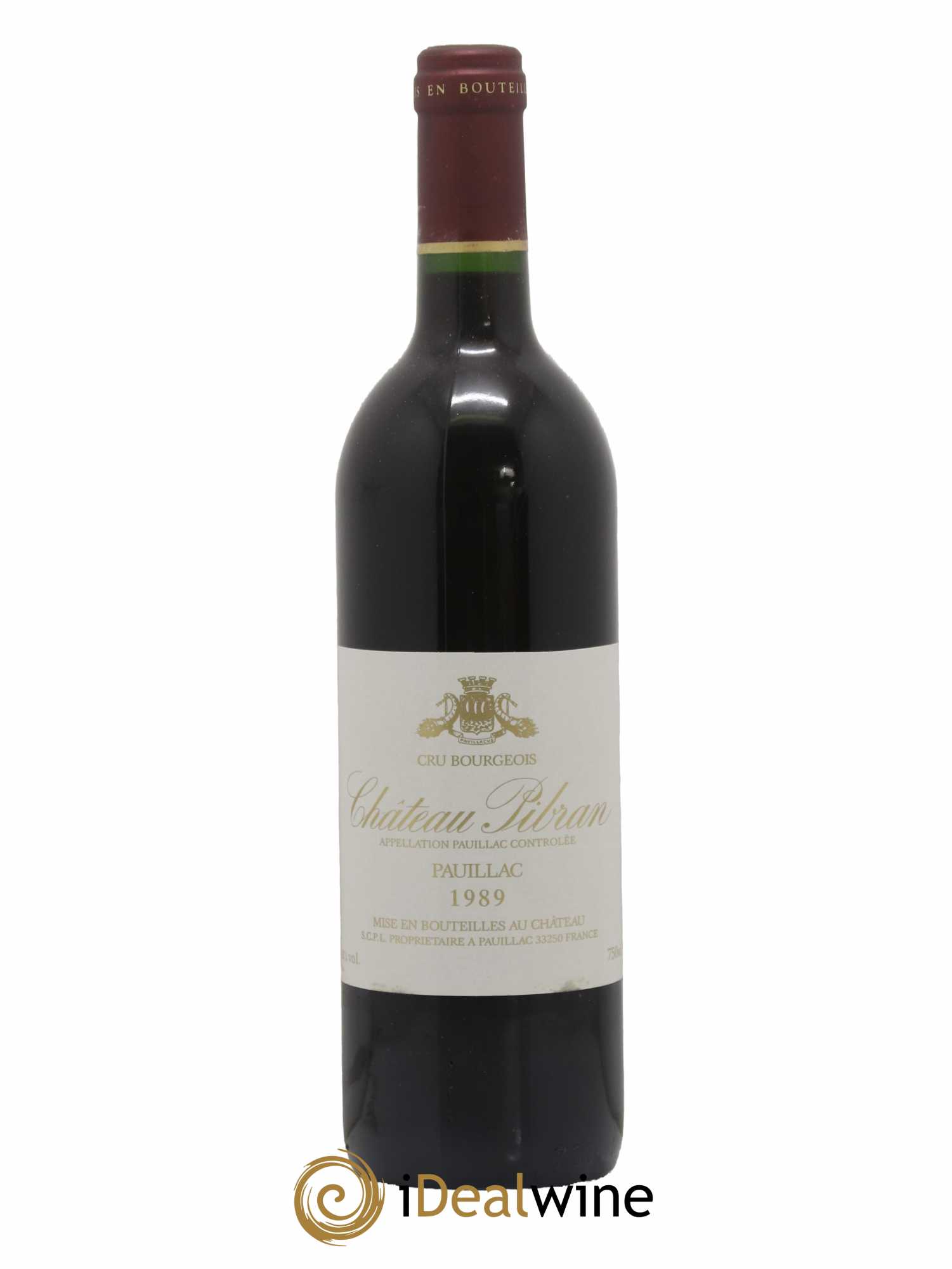 Château Pibran 1989 - Lot de 1 bouteille - 0
