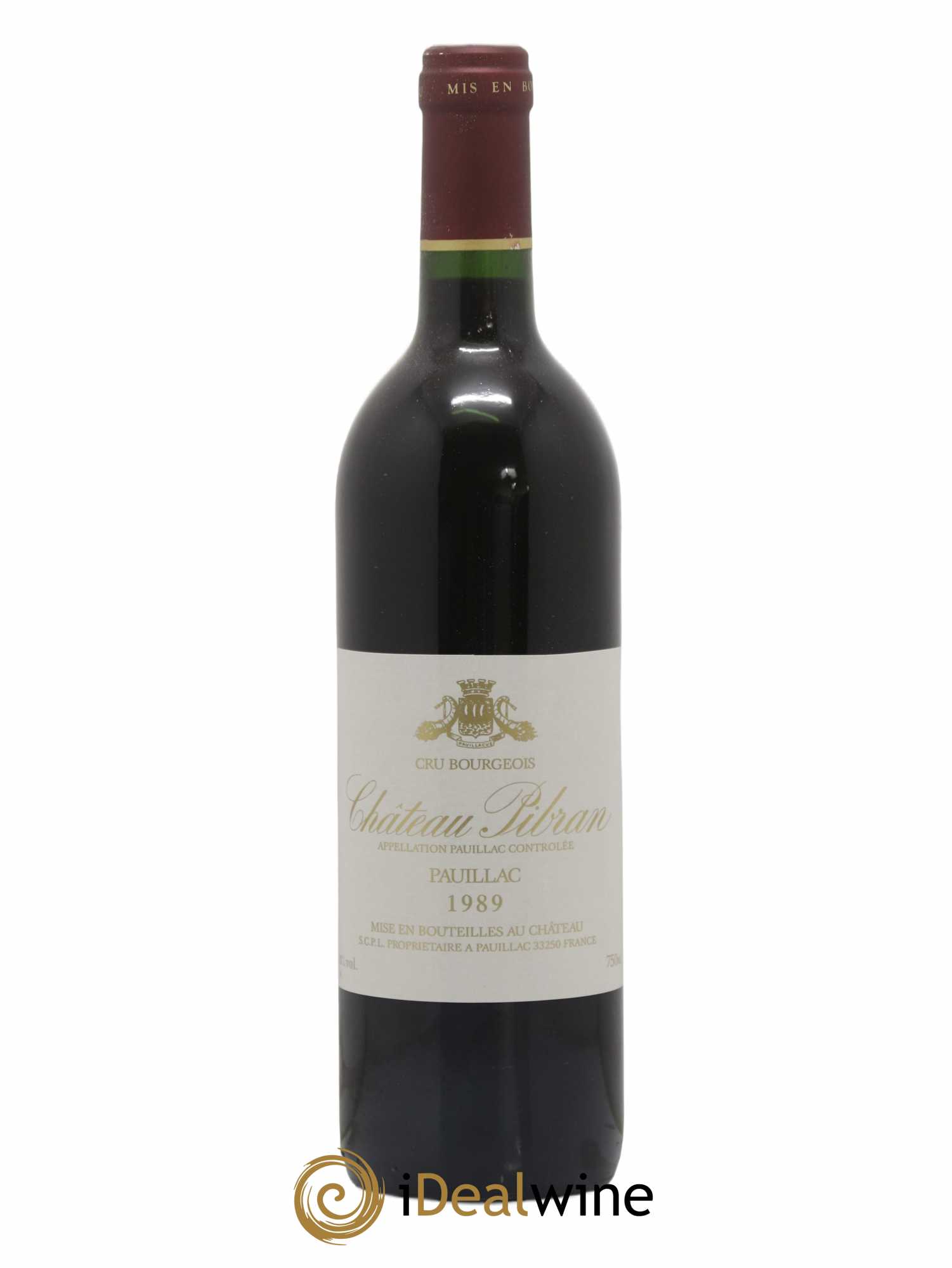 Château Pibran 1989 - Lot de 1 bouteille - 0