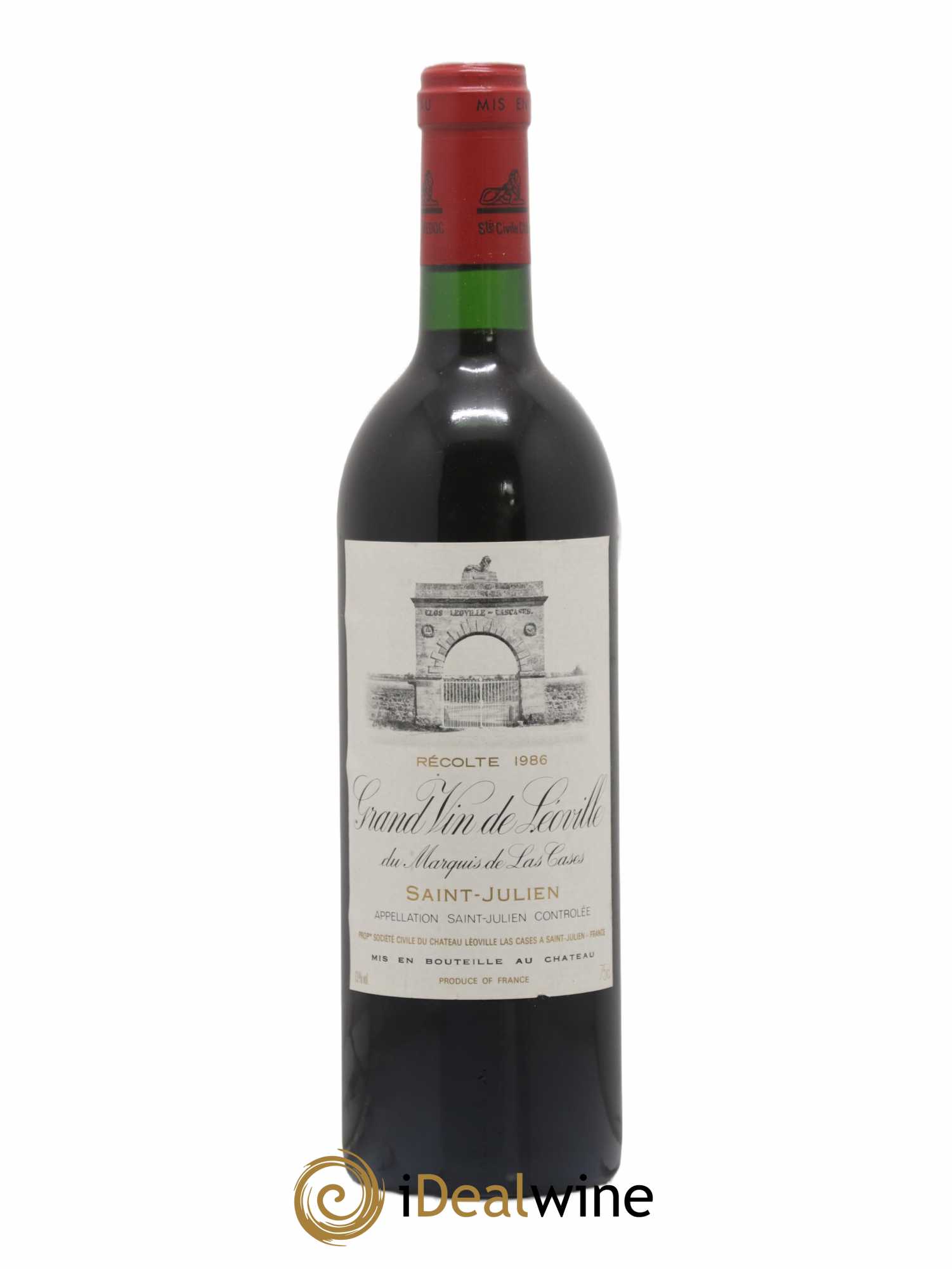 Château Léoville Las Cases 2ème Grand Cru Classé 1986 - Lot de 1 bouteille - 0