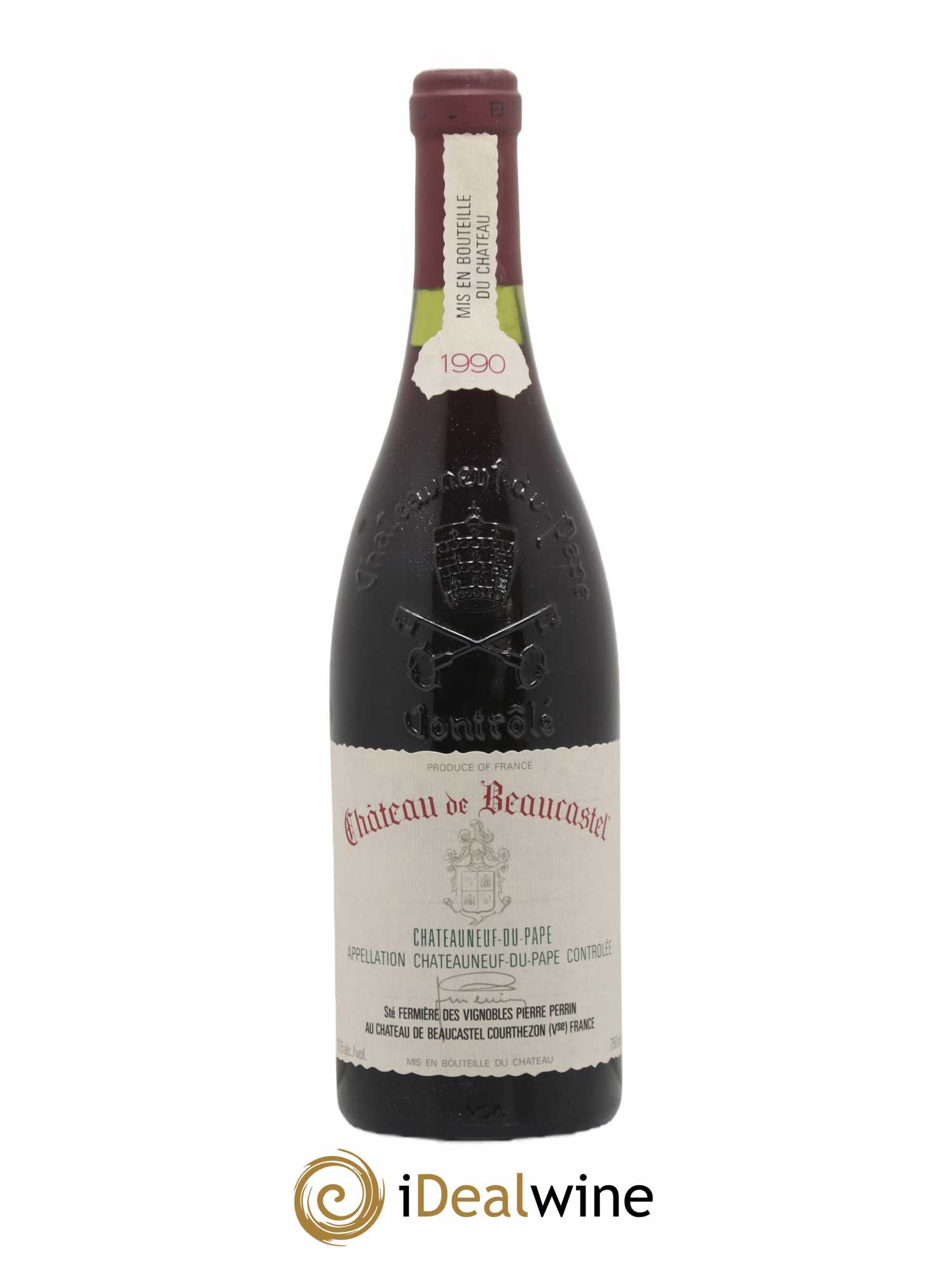 Châteauneuf-du-Pape Château de Beaucastel Famille Perrin 1990 - Lot de 1 bouteille - 0