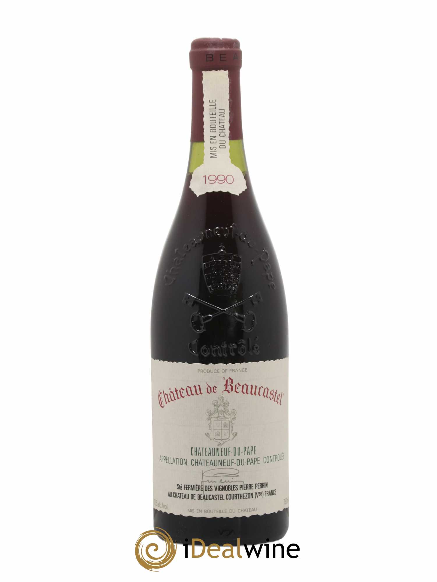 Châteauneuf-du-Pape Château de Beaucastel Famille Perrin 1990 - Lot de 1 bouteille - 0