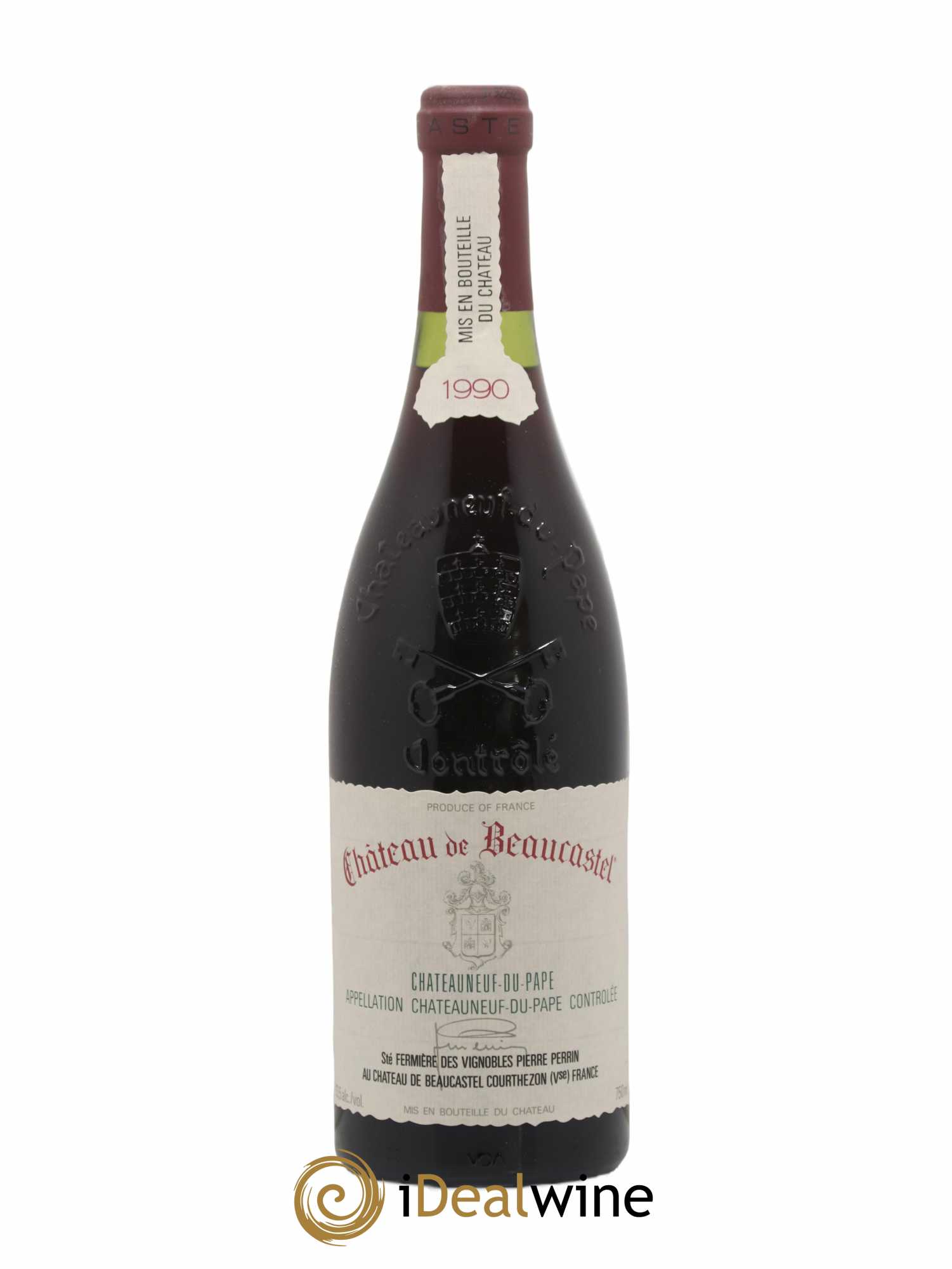 Châteauneuf-du-Pape Château de Beaucastel Famille Perrin 1990 - Lot de 1 bouteille - 0