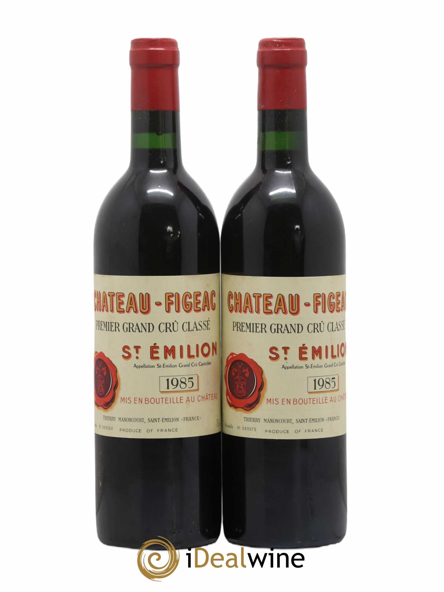 Château Figeac 1er Grand Cru Classé A 1985 - Lot de 2 bouteilles - 0
