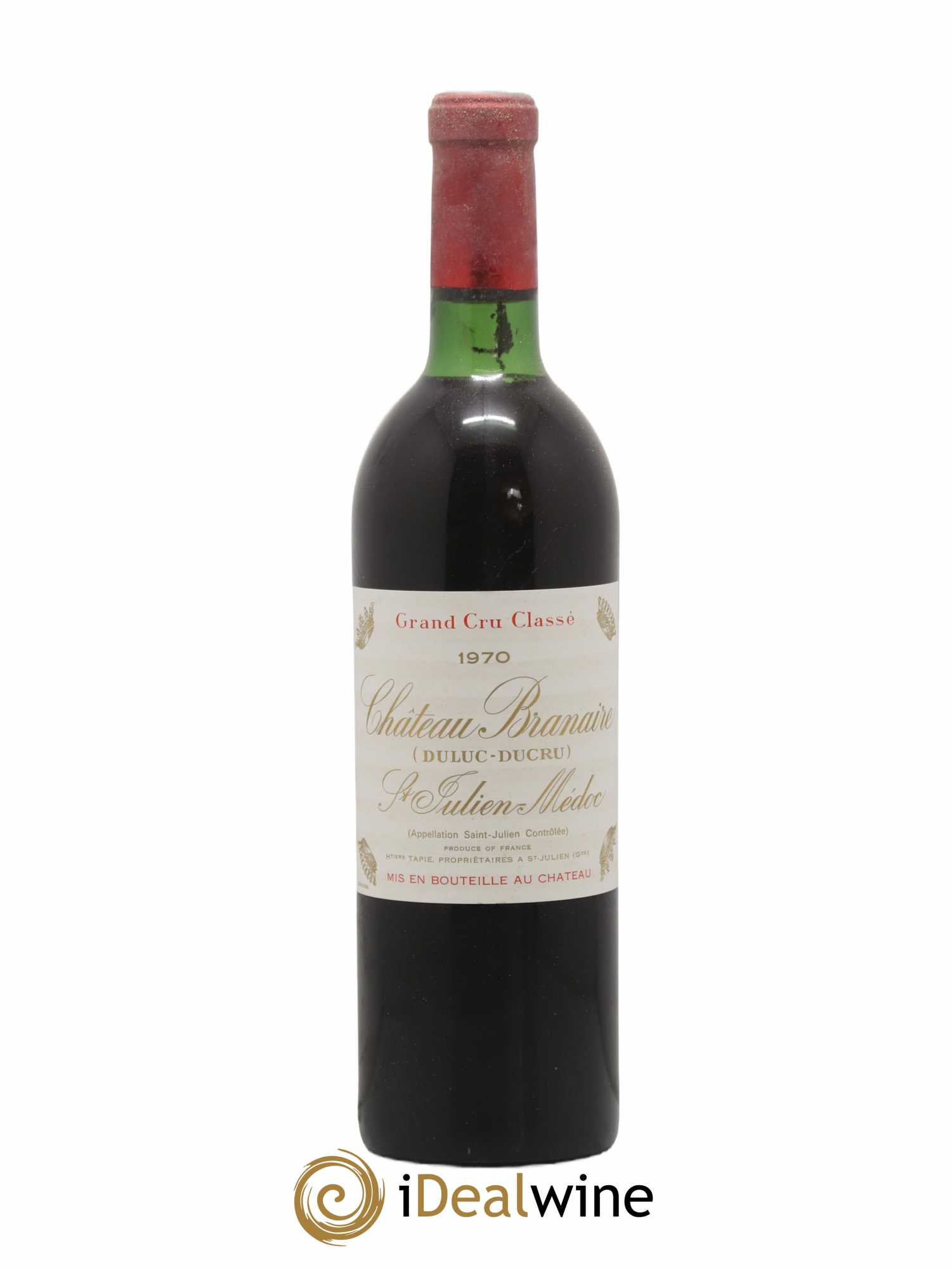 Château Branaire Ducru 4ème Grand Cru Classé 1970 - Lot de 1 bouteille - 0