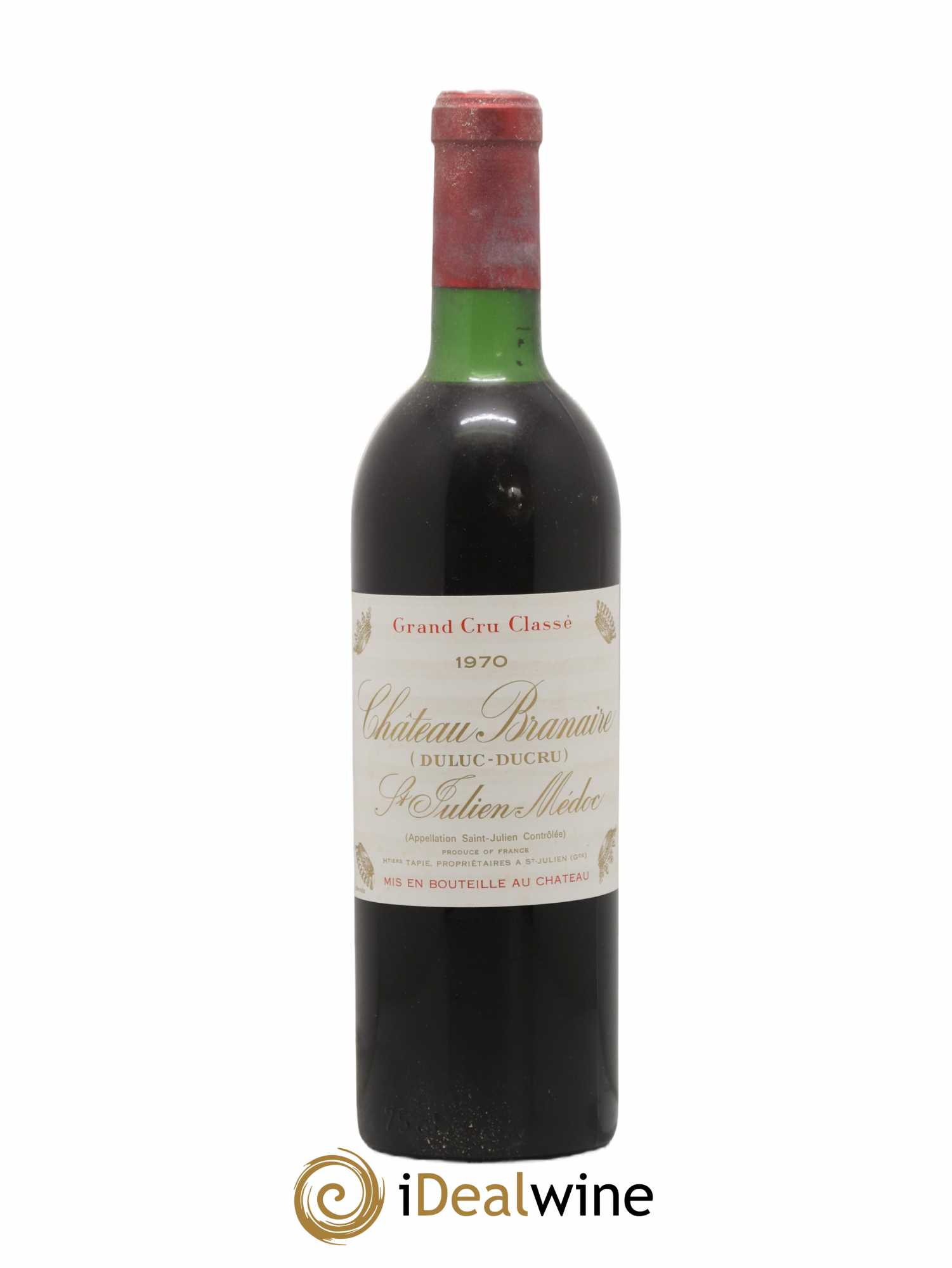 Château Branaire Ducru 4ème Grand Cru Classé 1970 - Lot de 1 bouteille - 0