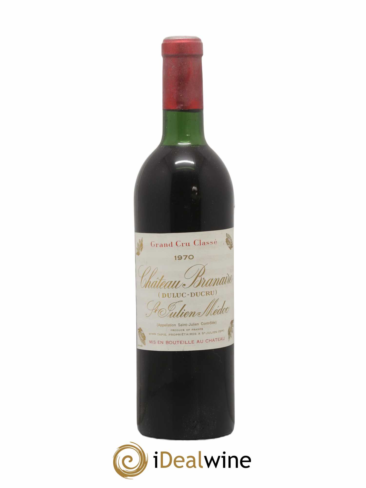 Château Branaire Ducru 4ème Grand Cru Classé 1970 - Lot de 1 bouteille - 0
