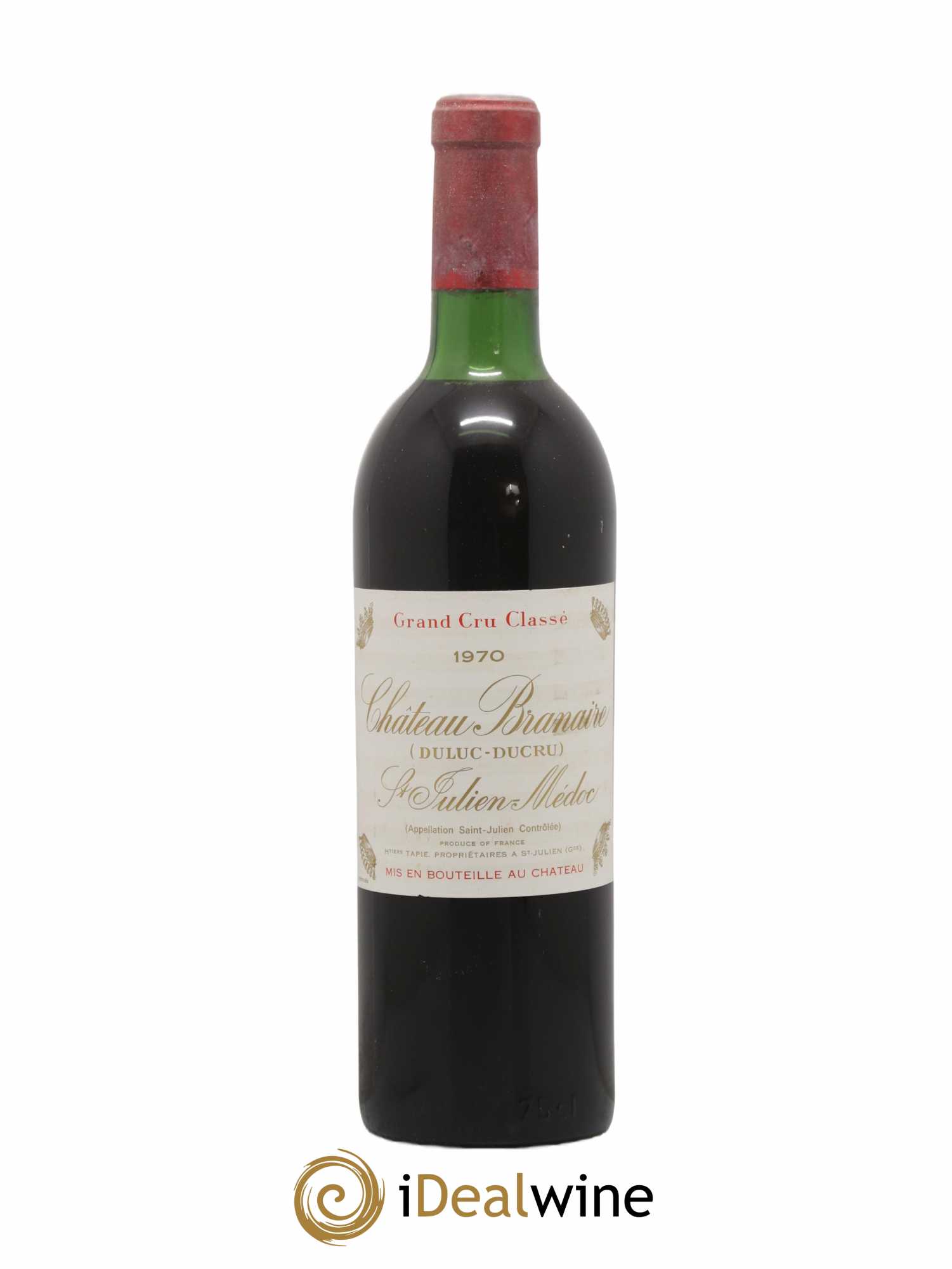 Château Branaire Ducru 4ème Grand Cru Classé 1970 - Lot de 1 bouteille - 0