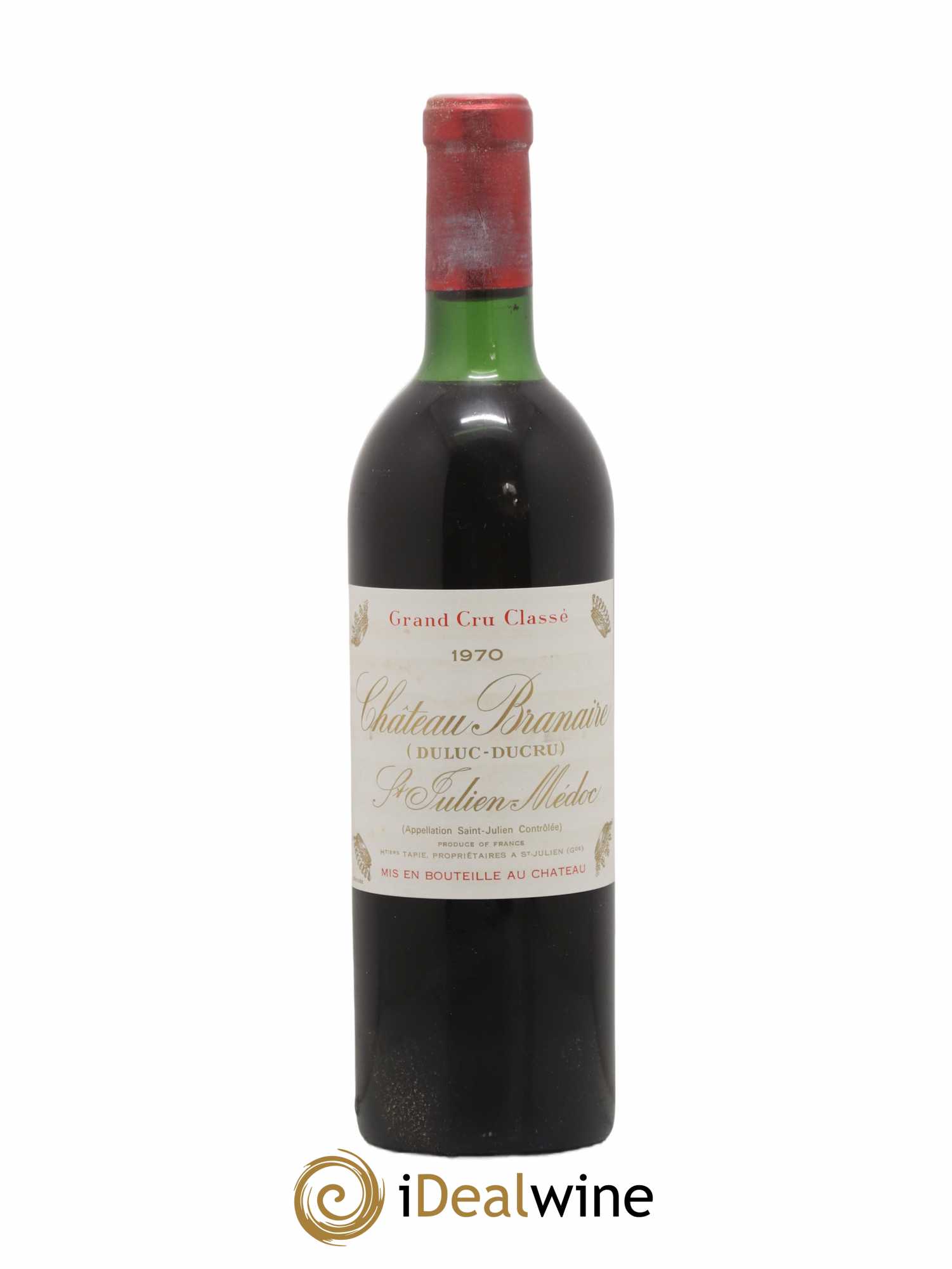 Château Branaire Ducru 4ème Grand Cru Classé 1970 - Lot de 1 bouteille - 0