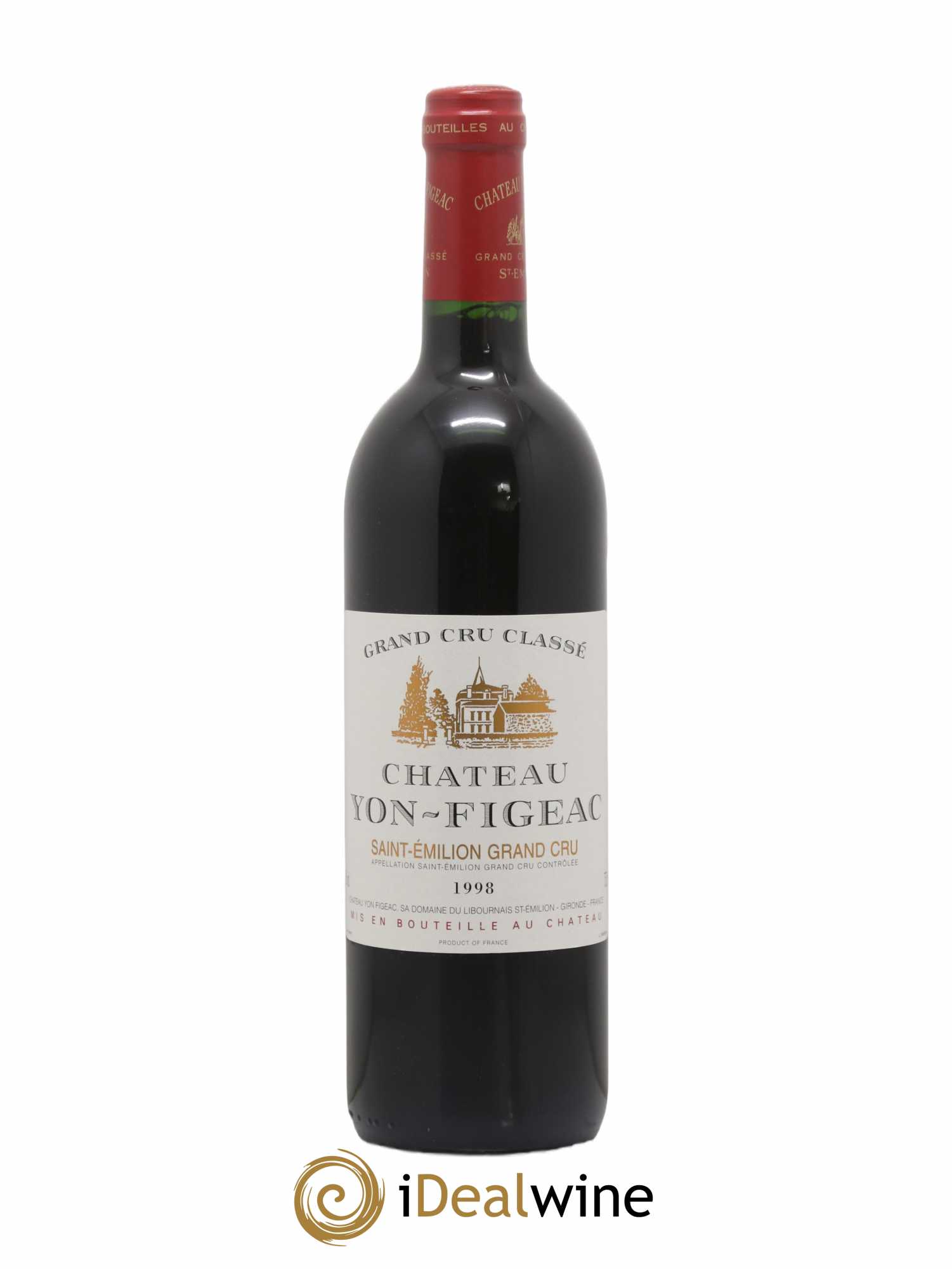 Château Yon Figeac Grand Cru Classé 1998 - Lot of 1 bottle - 0