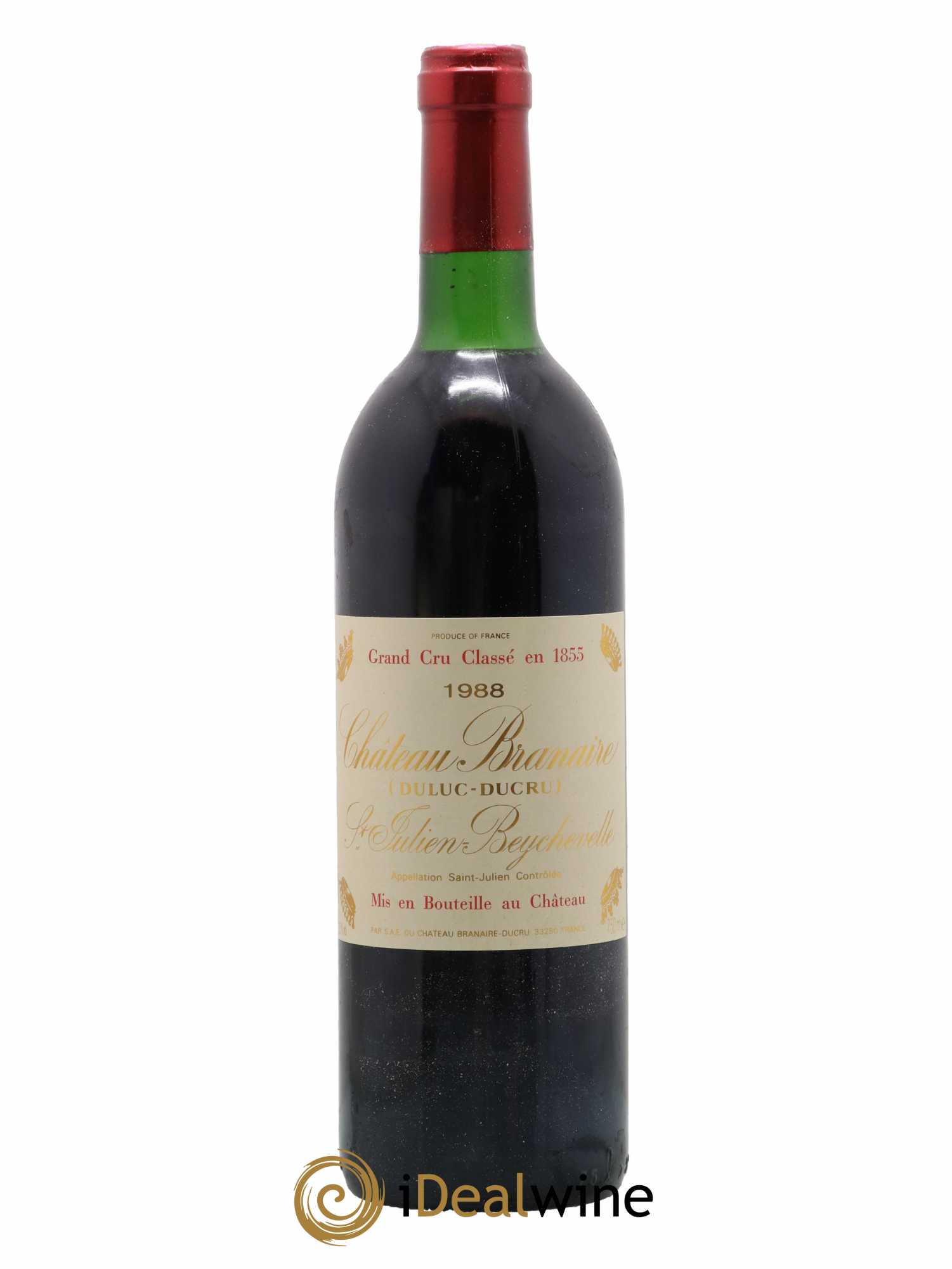 Château Branaire Ducru 4ème Grand Cru Classé 1988 - Lot de 1 bouteille - 0