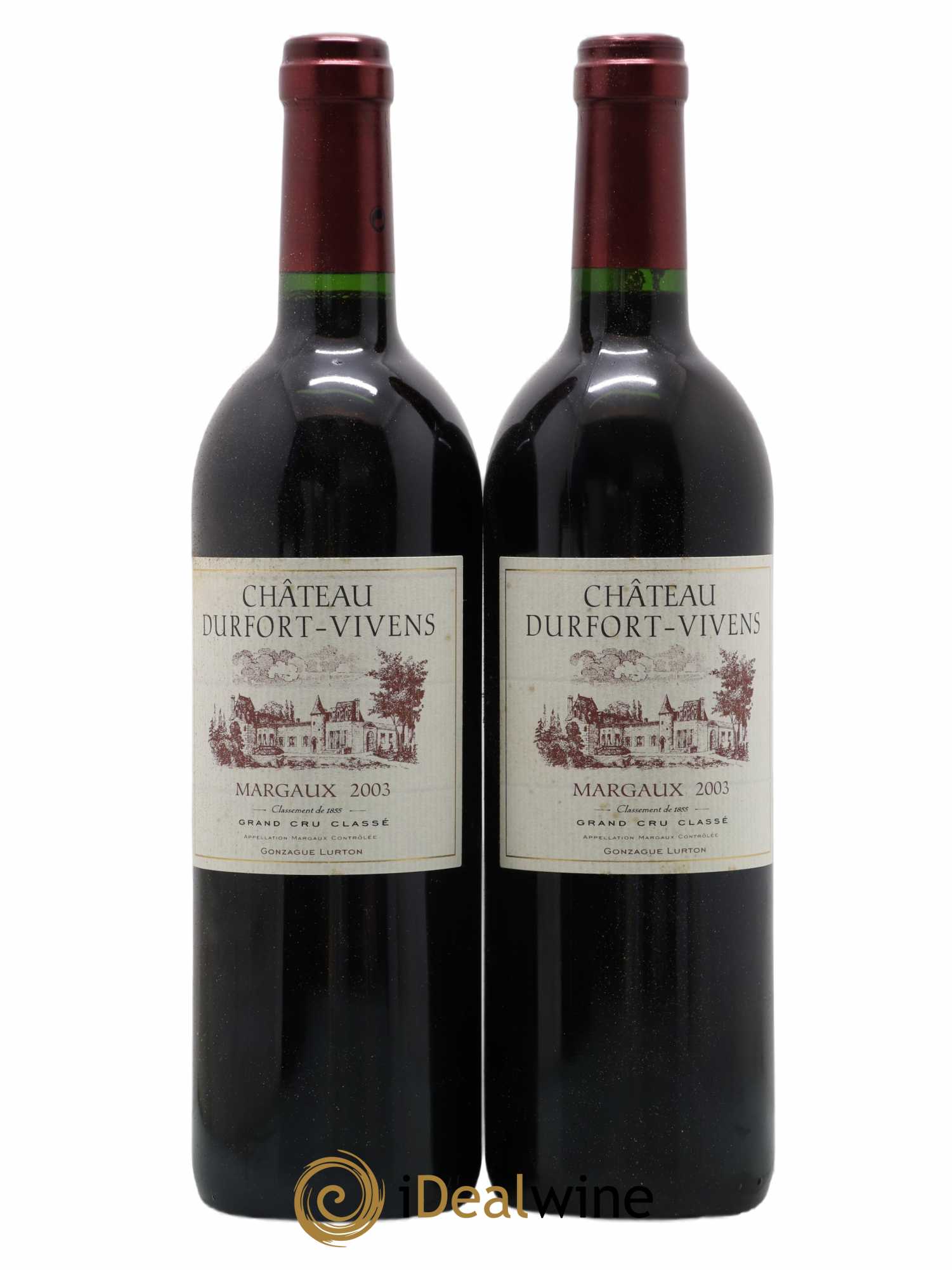 Château Durfort Vivens 2ème Grand Cru Classé 2003 - Lot de 2 bouteilles - 0