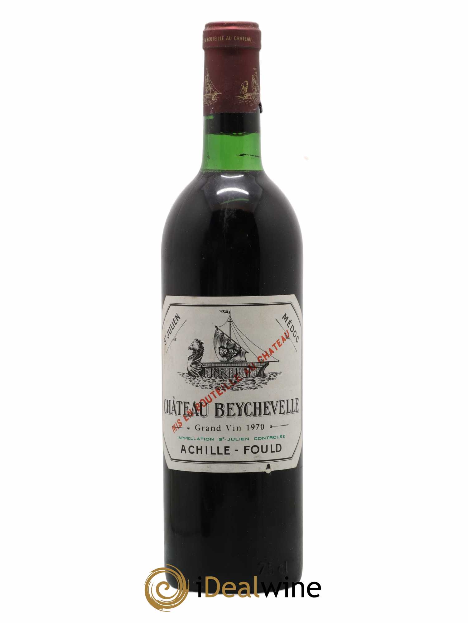 Château Beychevelle 4ème Grand Cru Classé 1970 - Lot de 1 bouteille - 0