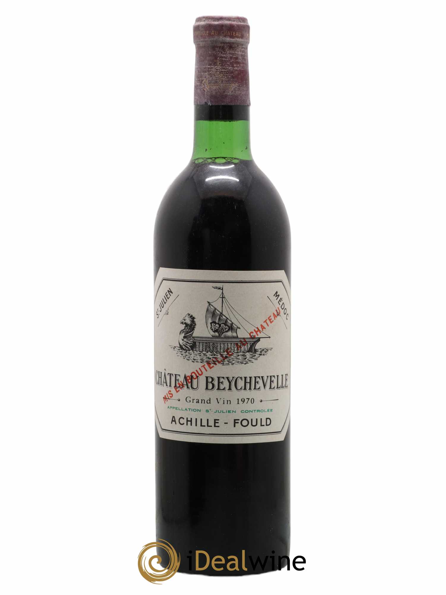 Château Beychevelle 4ème Grand Cru Classé 1970 - Lot de 1 bouteille - 0