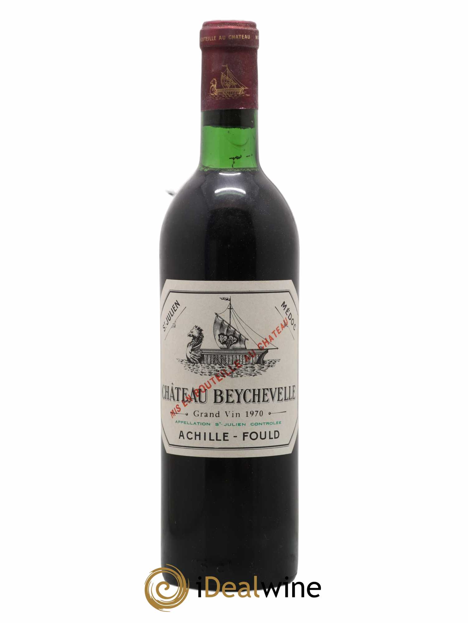 Château Beychevelle 4ème Grand Cru Classé 1970 - Lot de 1 bouteille - 0