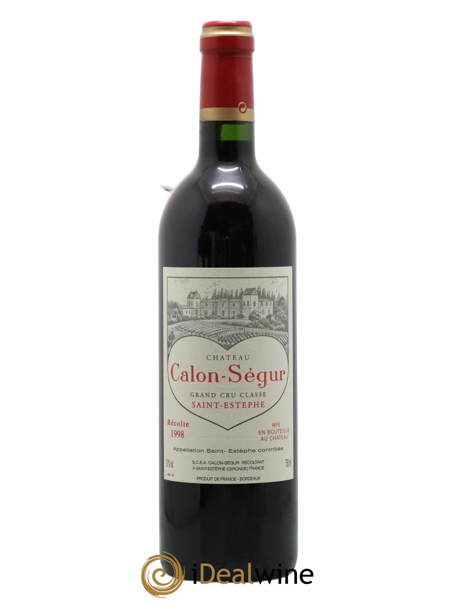 Château Calon Ségur 3ème Grand Cru Classé 1998 - Lot of 1 bottle - 0
