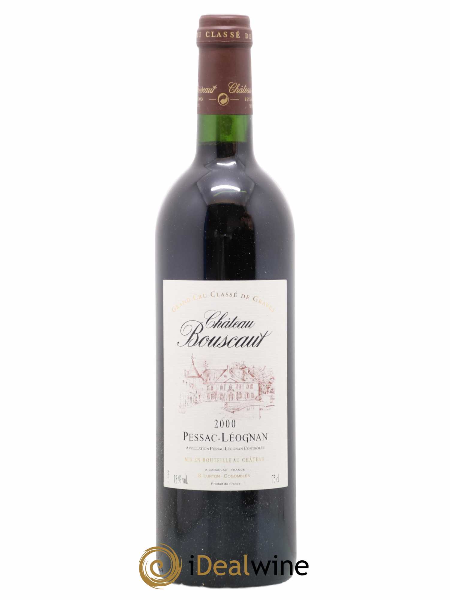 Château Bouscaut Cru Classé de Graves 2000 - Lot de 1 bouteille - 0