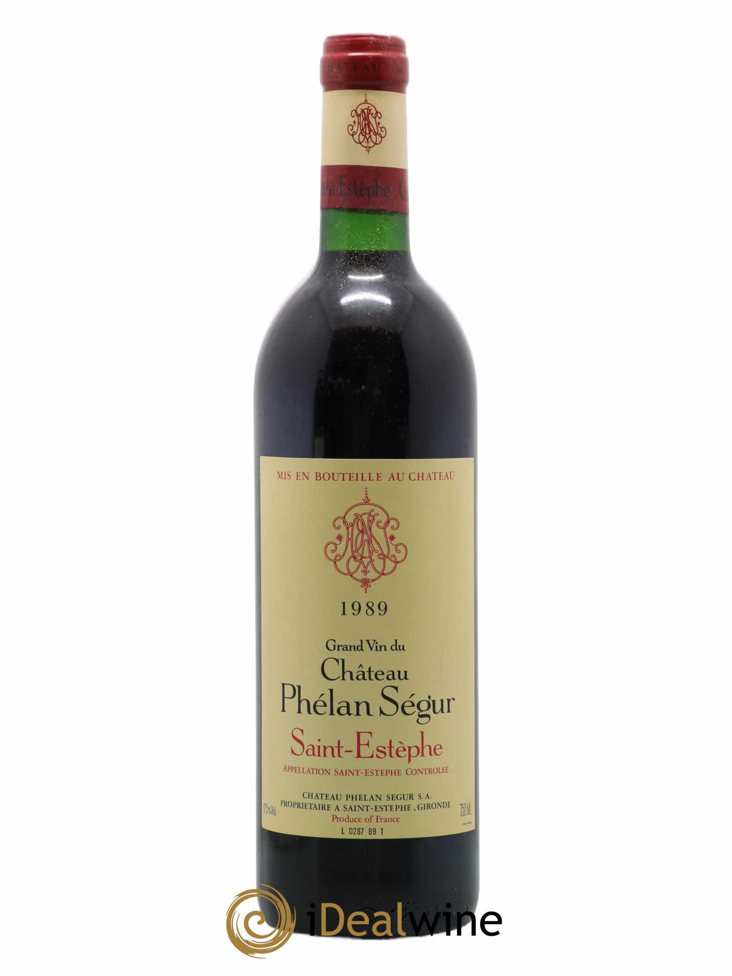 Château Phélan Ségur 1989 - Lot de 1 bouteille - 0