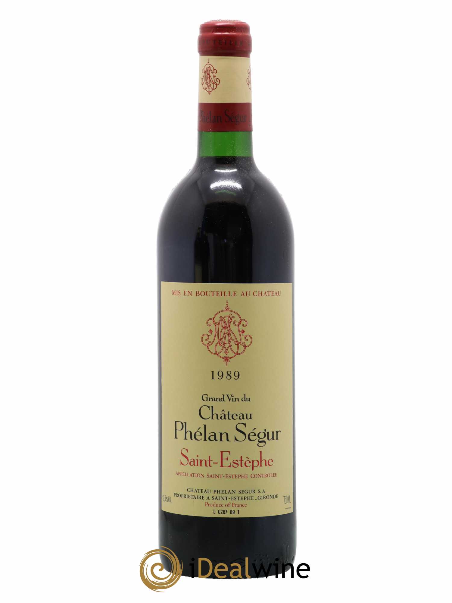 Château Phélan Ségur 1989 - Lot de 1 bouteille - 0