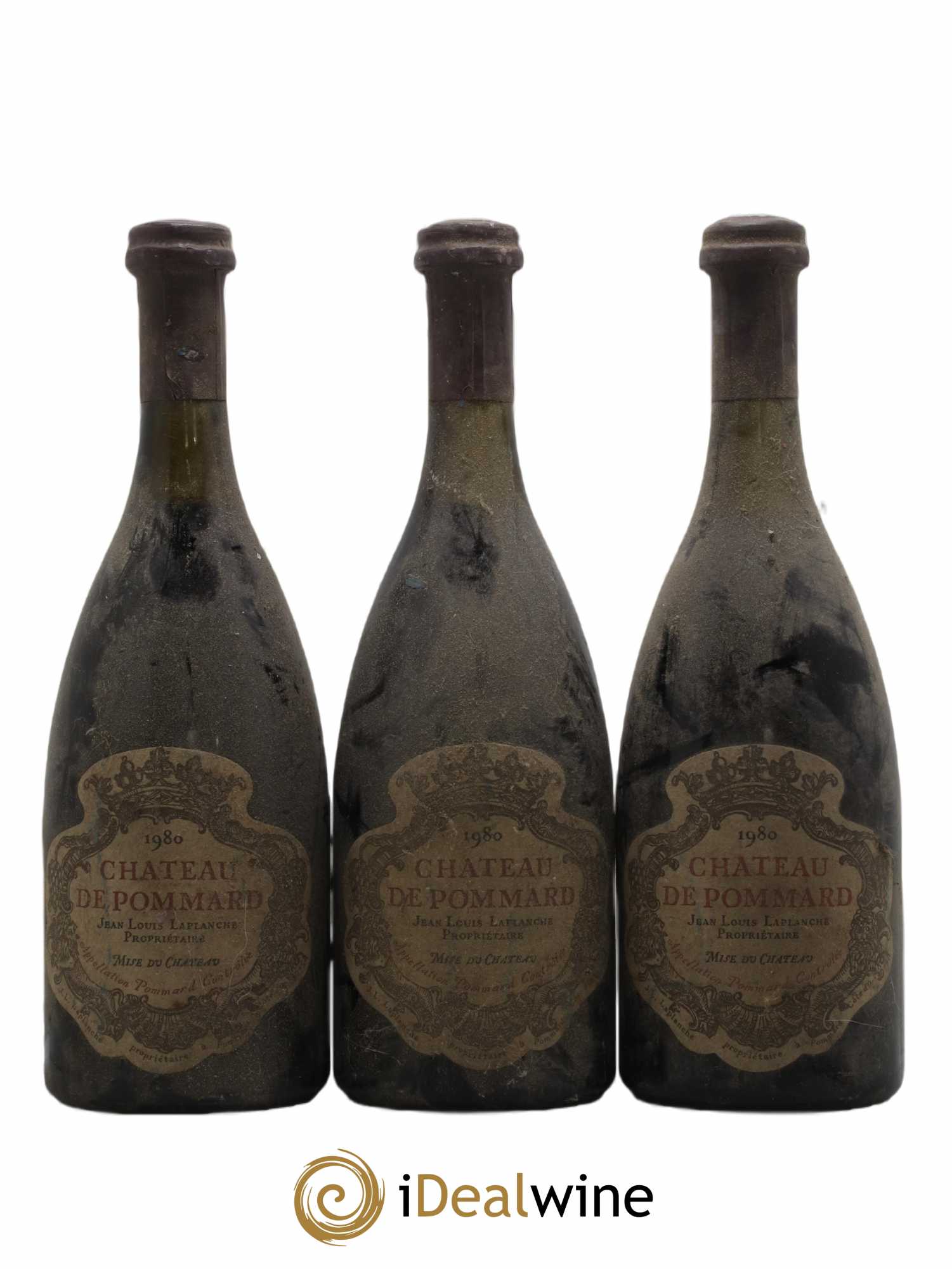 Pommard Château de Pommard 1980 - Lot of 3 bottles - 0
