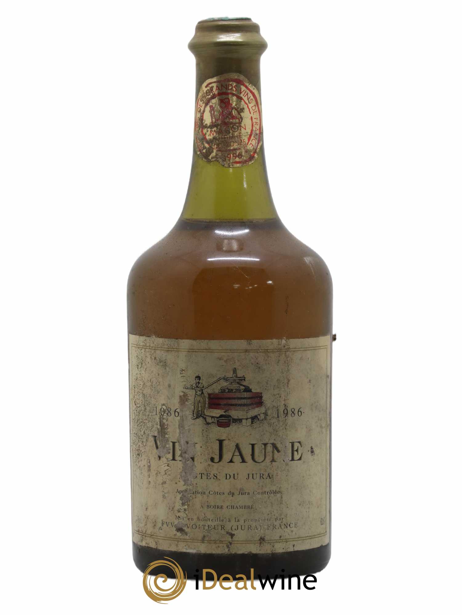 Côtes du Jura Vin Jaune Fruitière Vinicole de Voiteur 1986 - Lot de 1 bouteille - 0