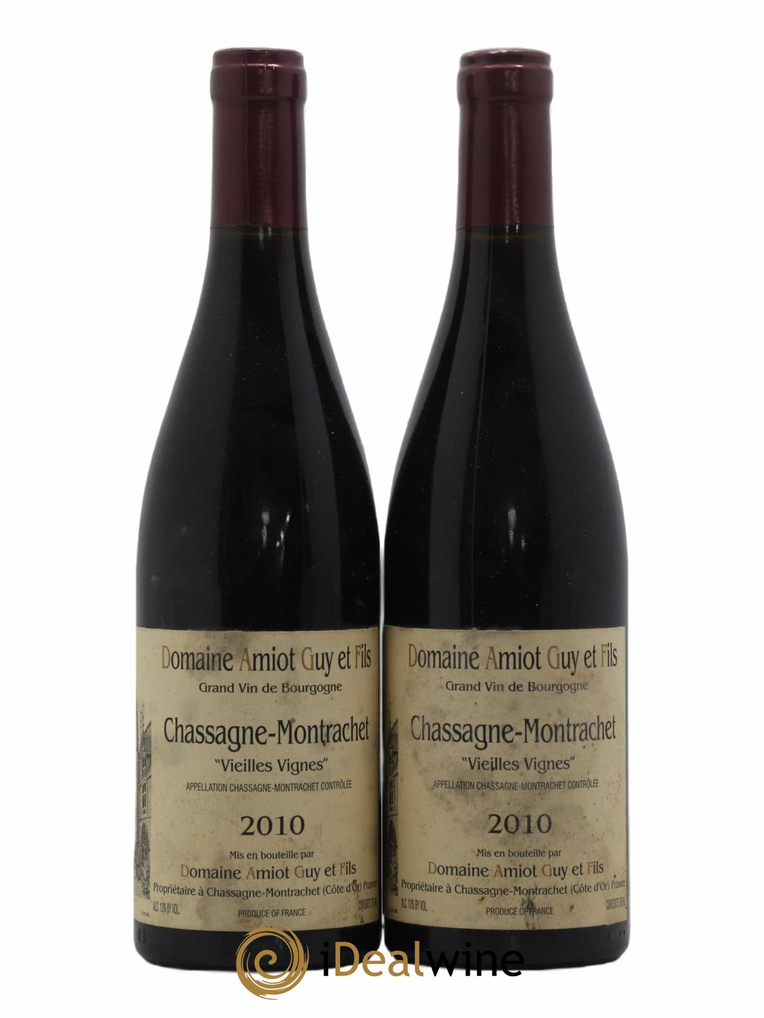Chassagne-Montrachet Vieilles Vignes Guy Amiot & Fils 2010 - Lot de 2 bouteilles - 0