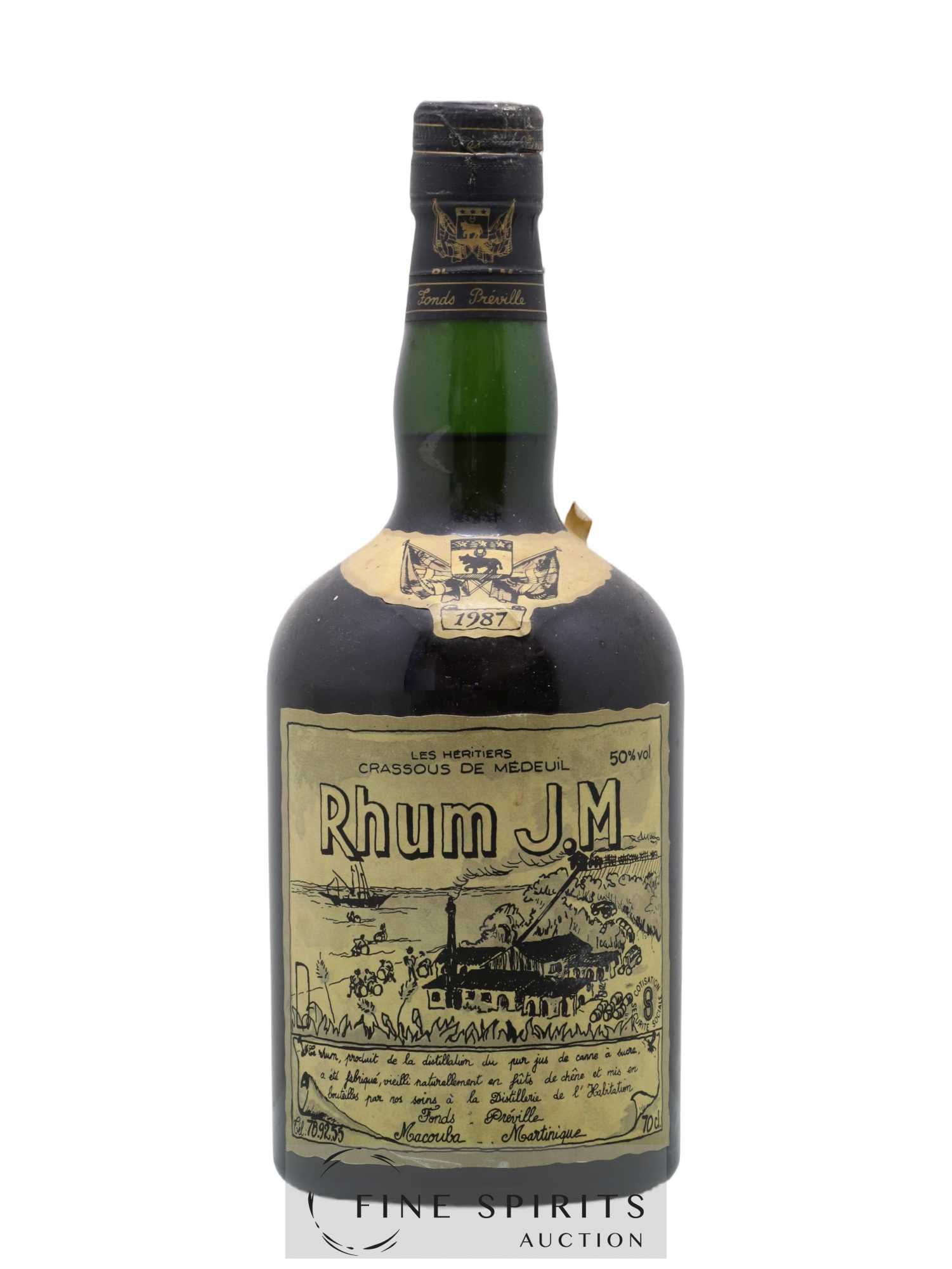 J.M 1987 Of. - Posten von 1 Flasche - 0