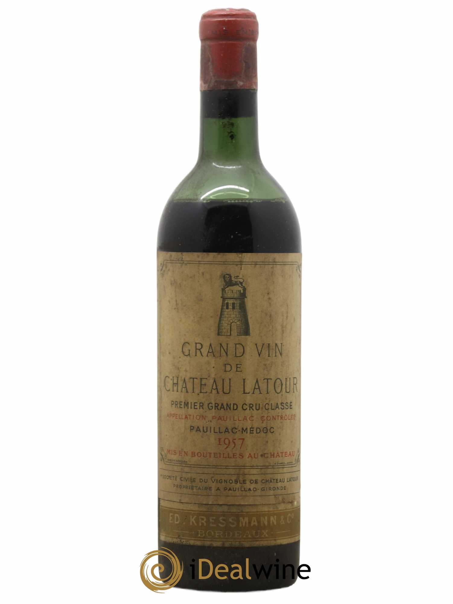 Château Latour 1er Grand Cru Classé 1957 - Lot de 1 bouteille - 0