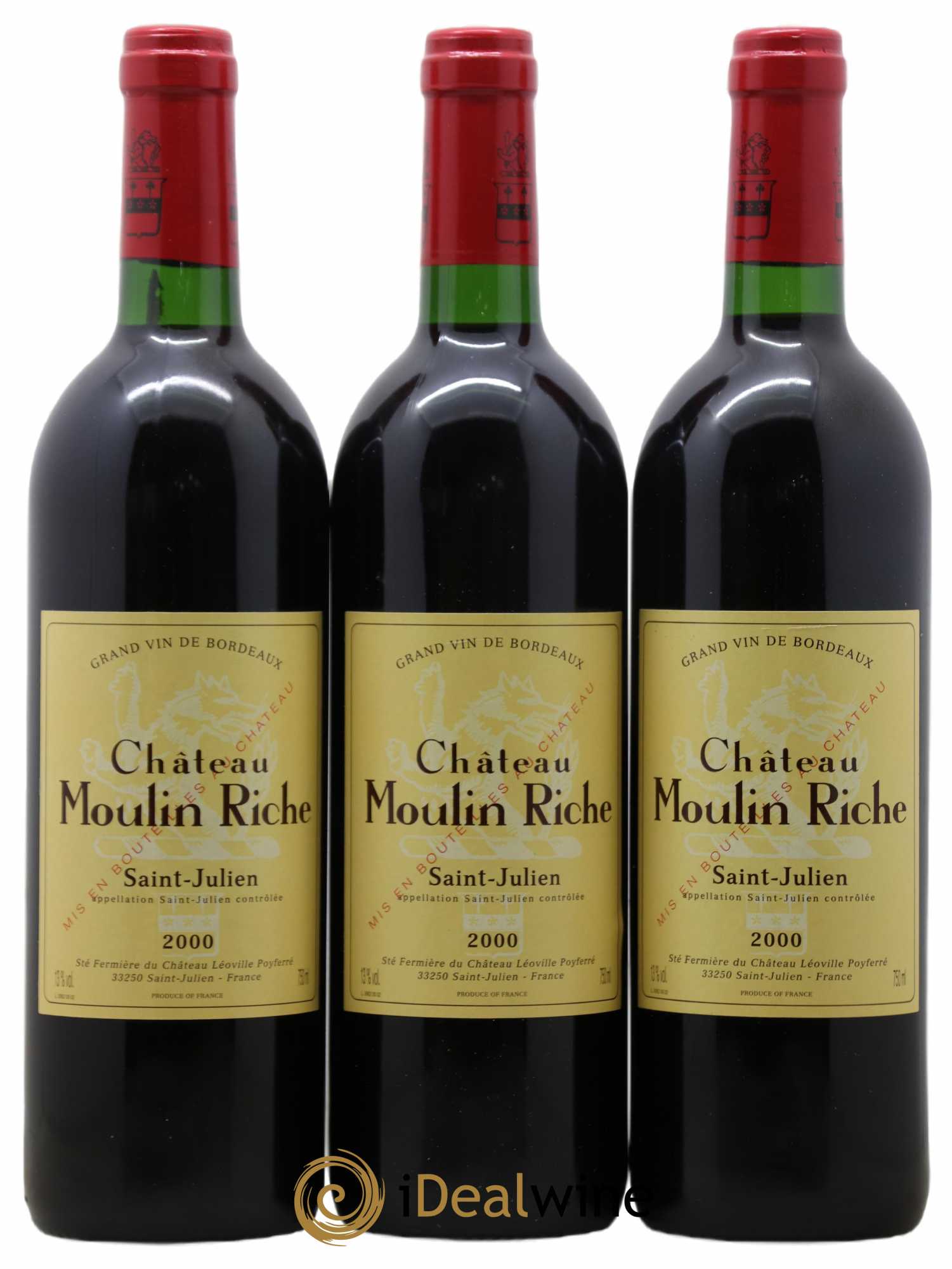 Château Moulin Riche 2000 - Lot de 6 bouteilles - 2