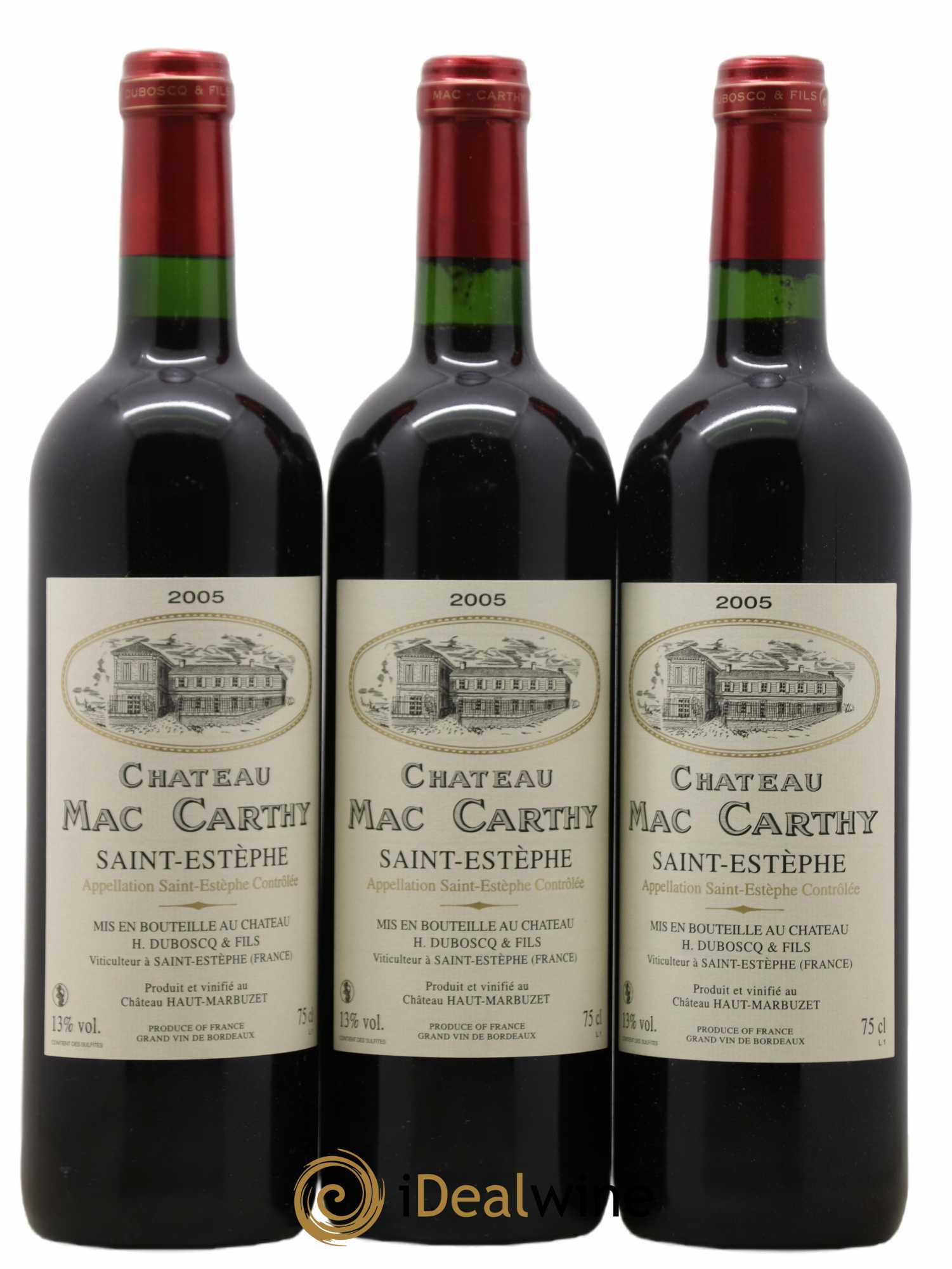 Saint-Estèphe Château Mac Carthy 2005 - Lot de 12 bouteilles - 3