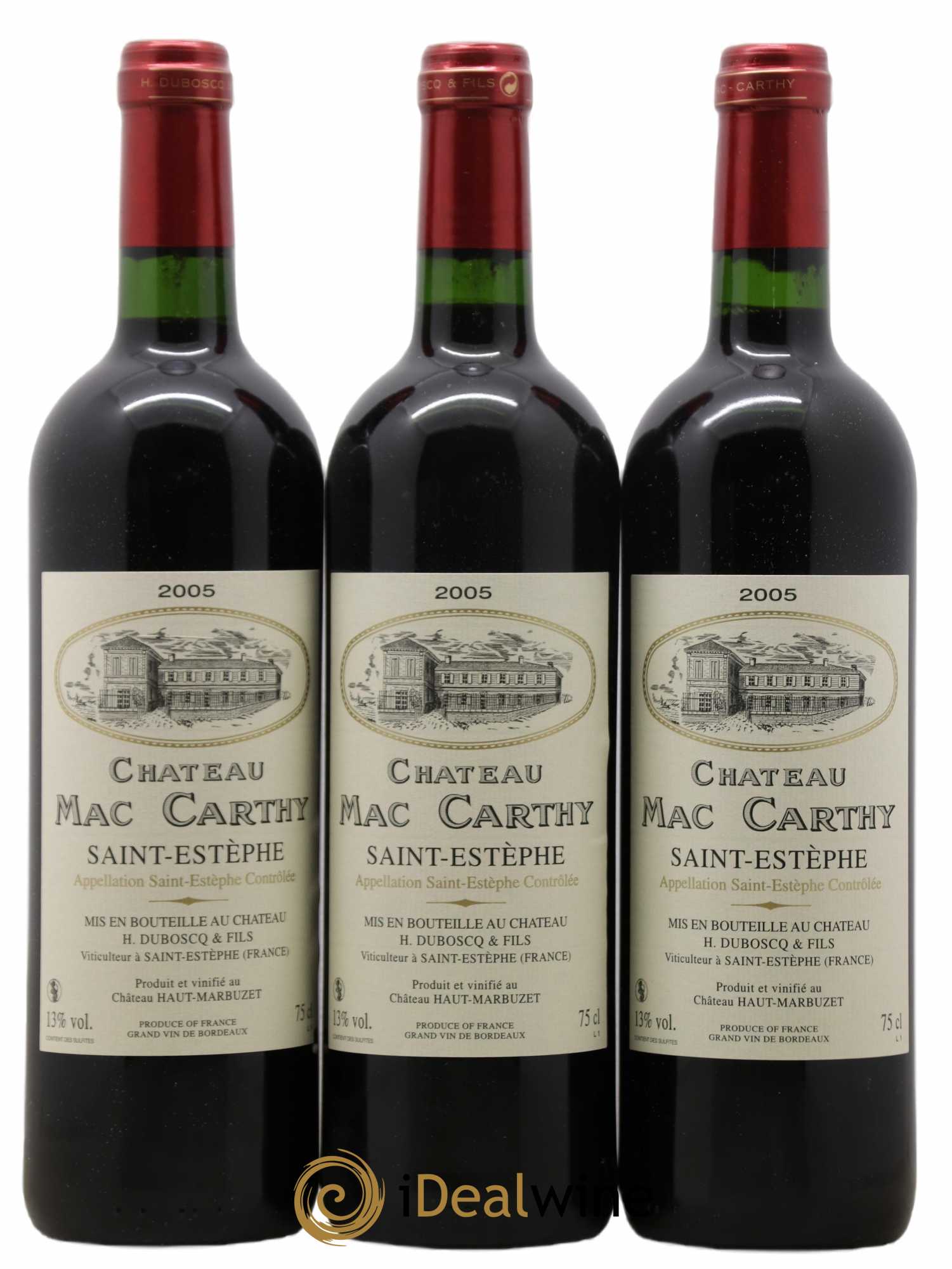 Saint-Estèphe Château Mac Carthy 2005 - Lot de 12 bouteilles - 4