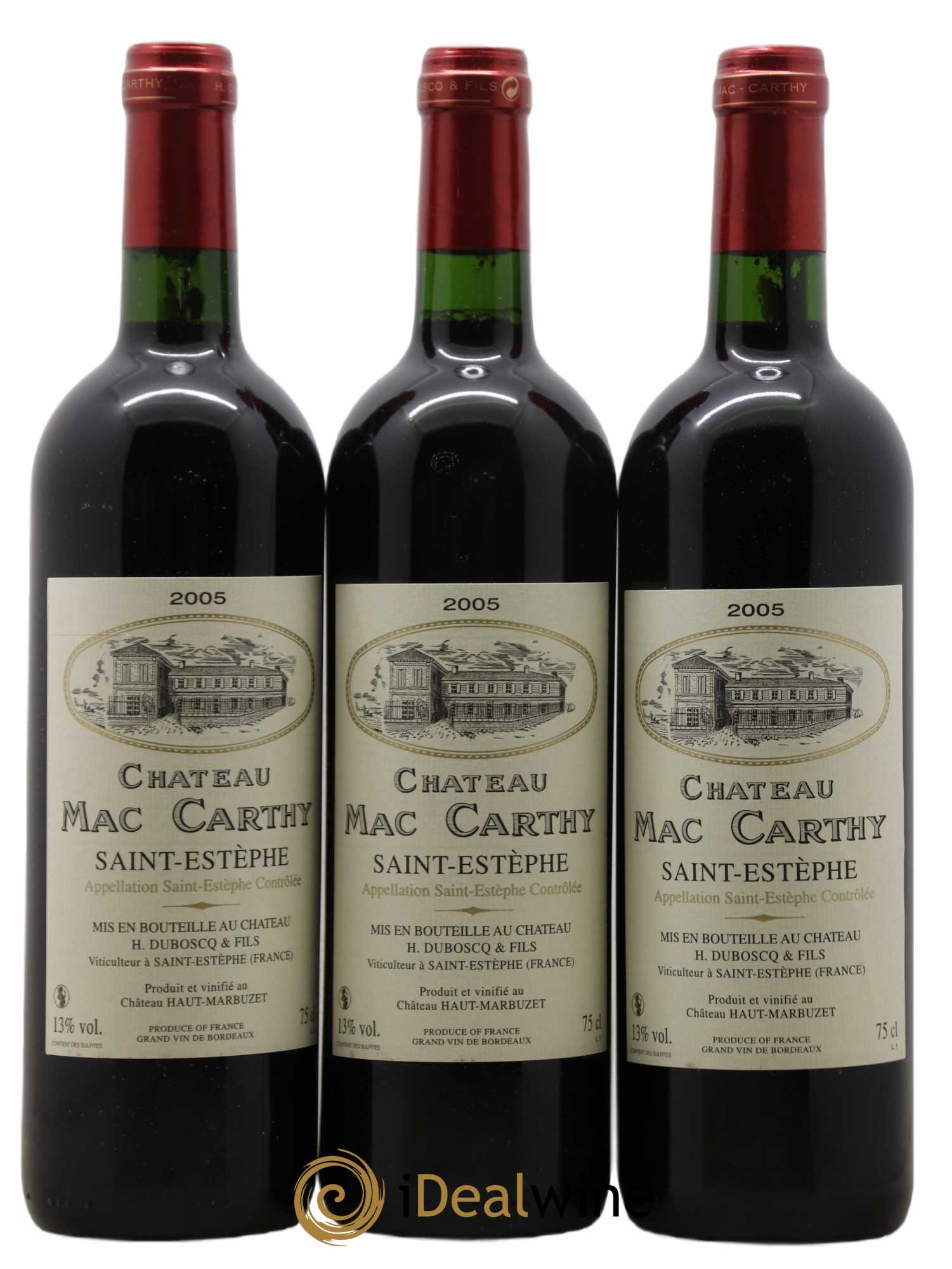 Saint-Estèphe Château Mac Carthy 2005 - Lot de 6 bouteilles - 2
