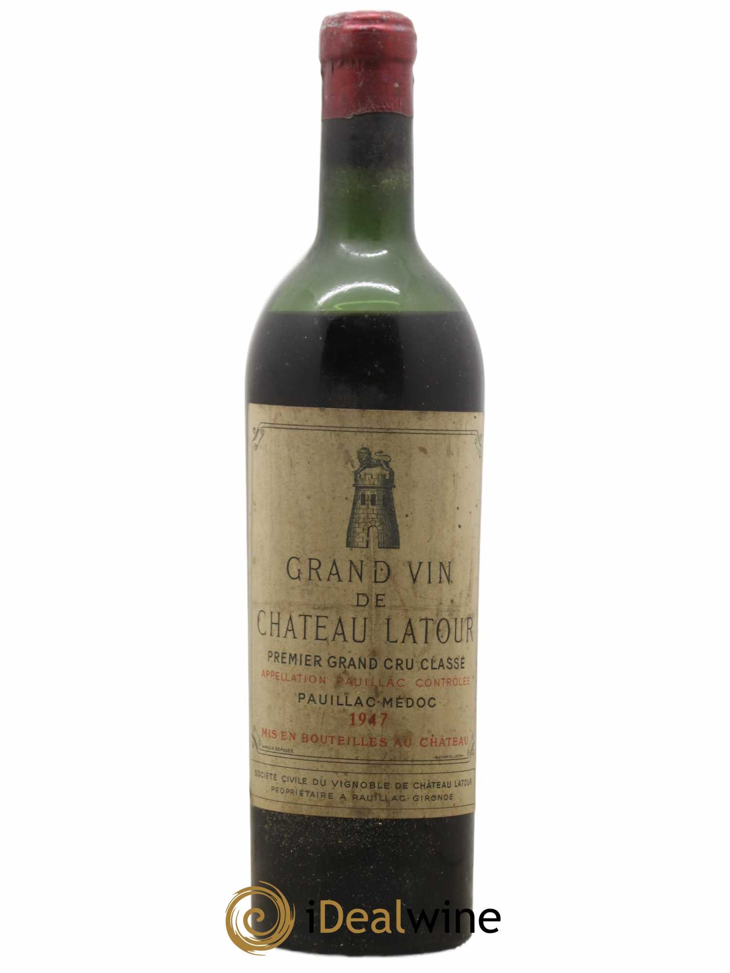 Château Latour 1er Grand Cru Classé 1947 - Lot de 1 bouteille - 0