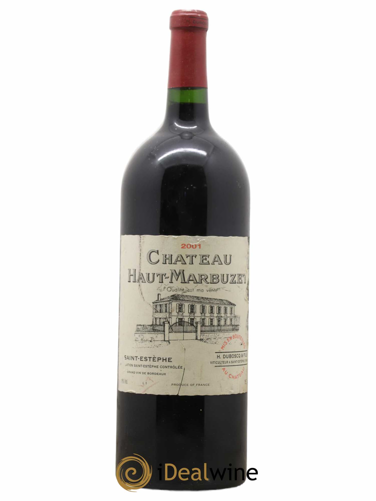 Château Haut Marbuzet 2001 - Lot de 1 magnum - 0