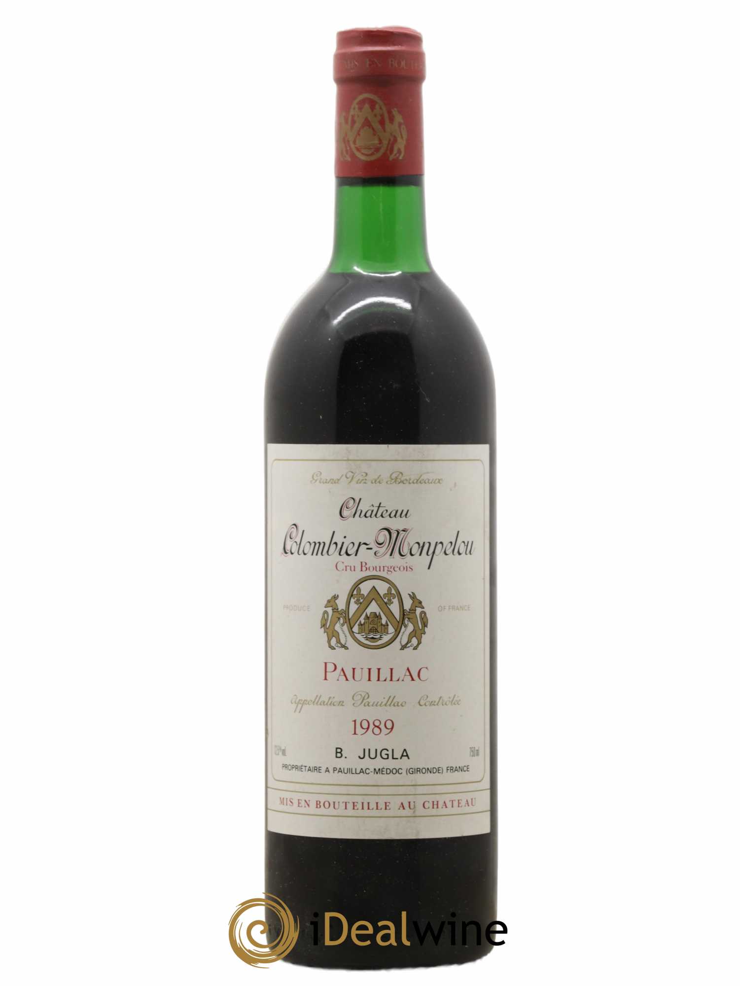 Château Colombier Monpelou Cru Bourgeois (sans prix de réserve) 1989 - Lot de 1 bouteille - 0