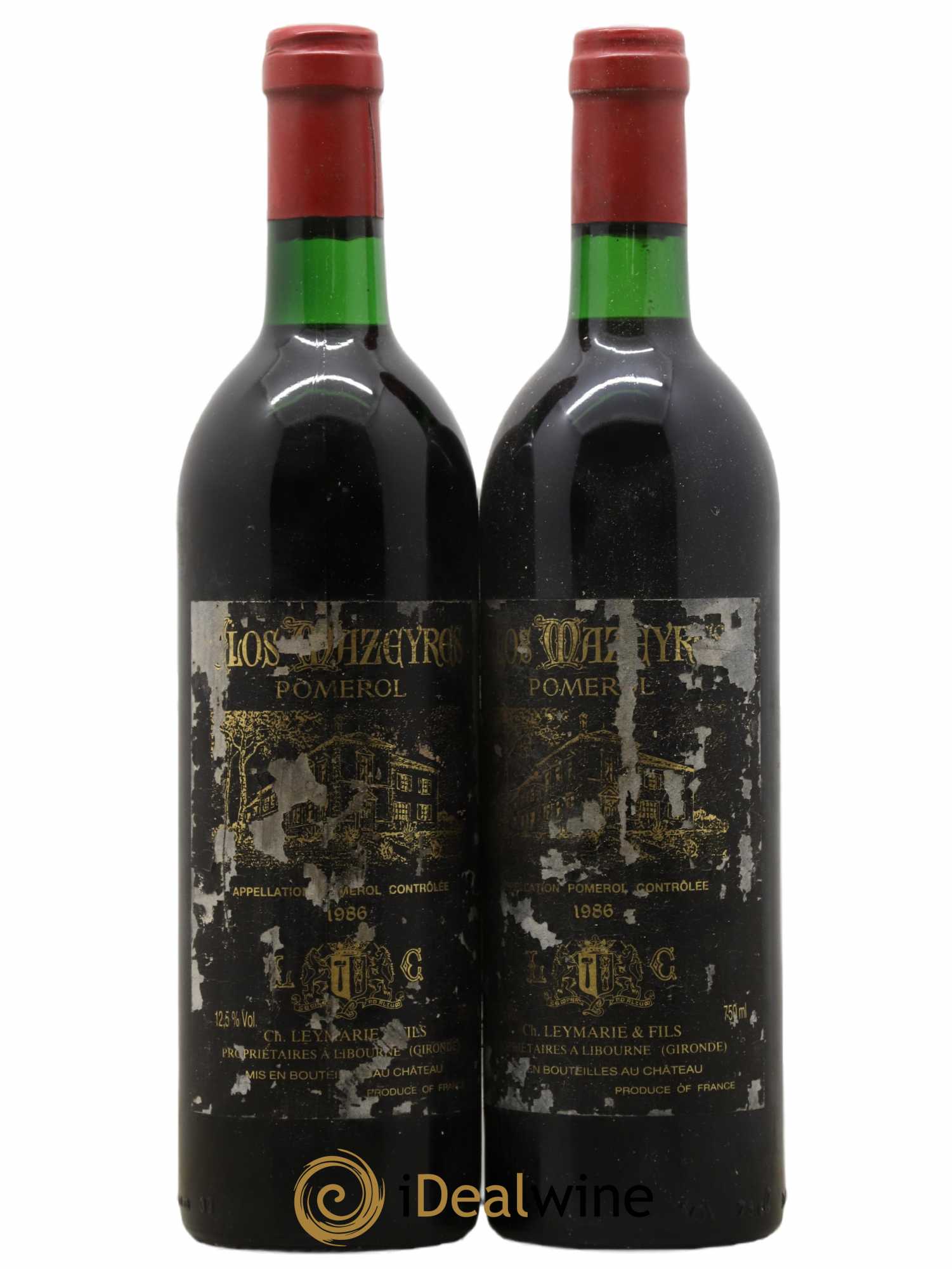 Château Mazeyres (sans prix de réserve) 1986 - Lot de 2 bouteilles - 0