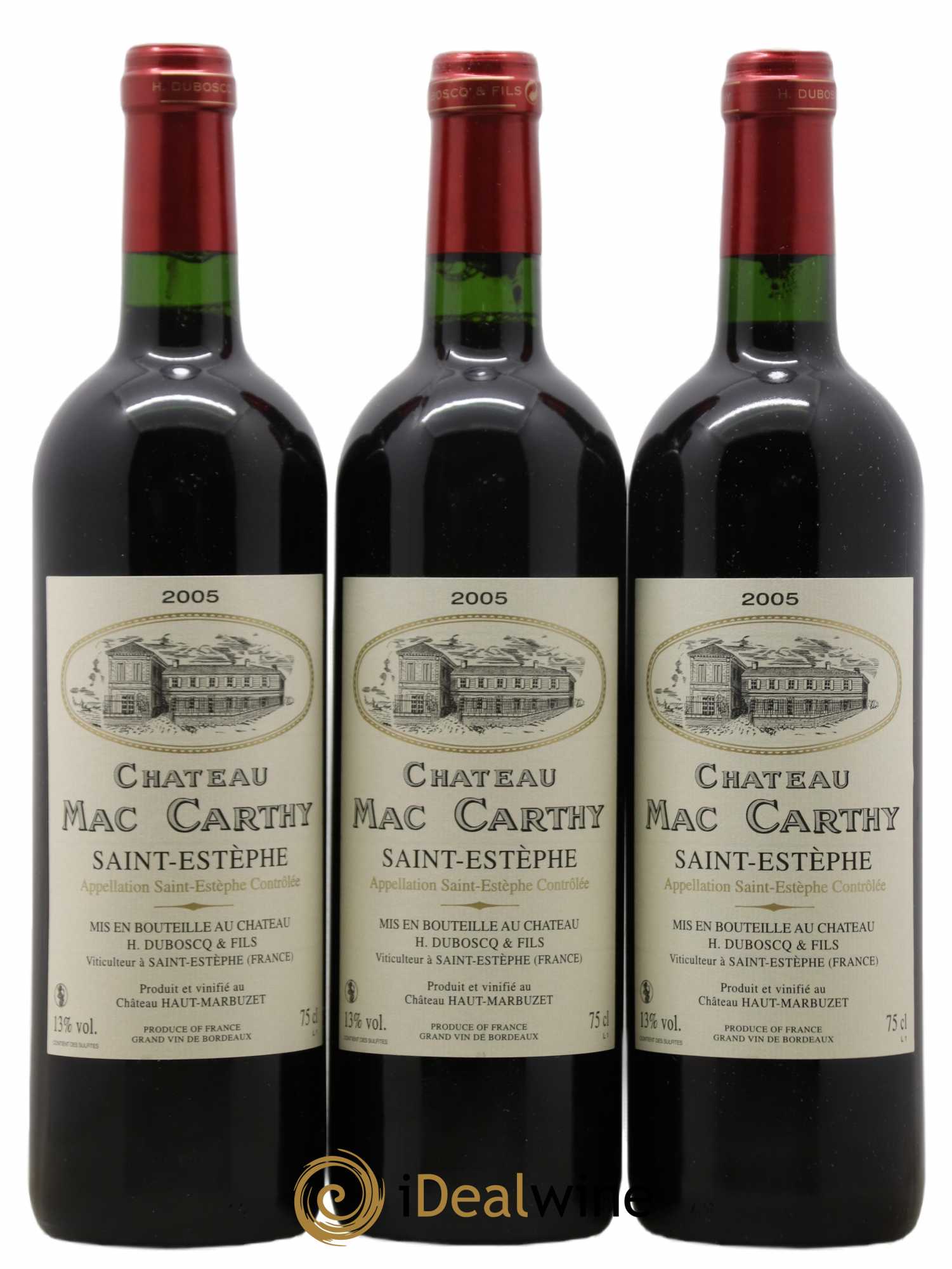 Saint-Estèphe Château Mac Carthy 2005 - Lot de 6 bouteilles - 2