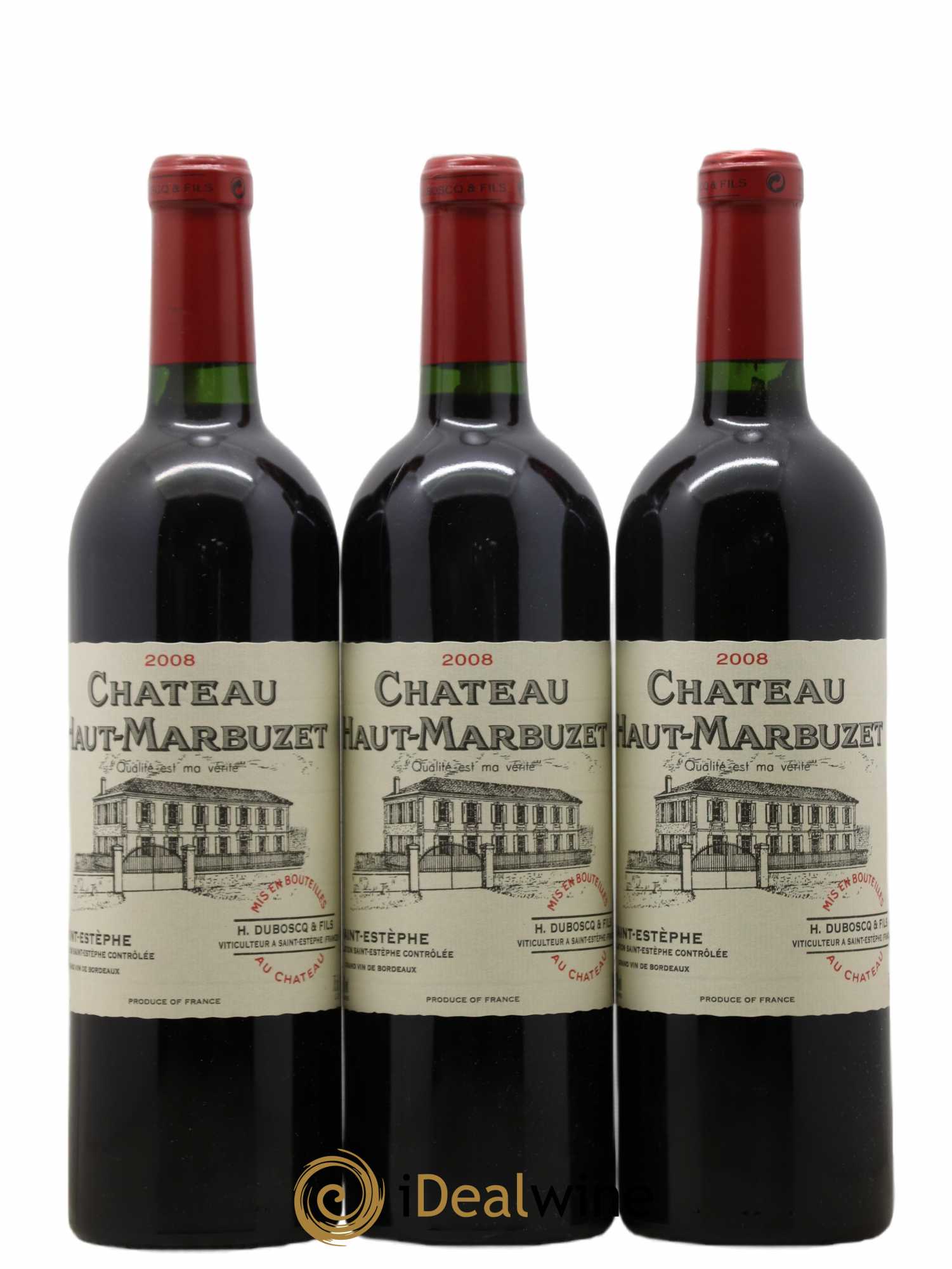 Château Haut Marbuzet 2008 - Lot of 6 bottles - 2