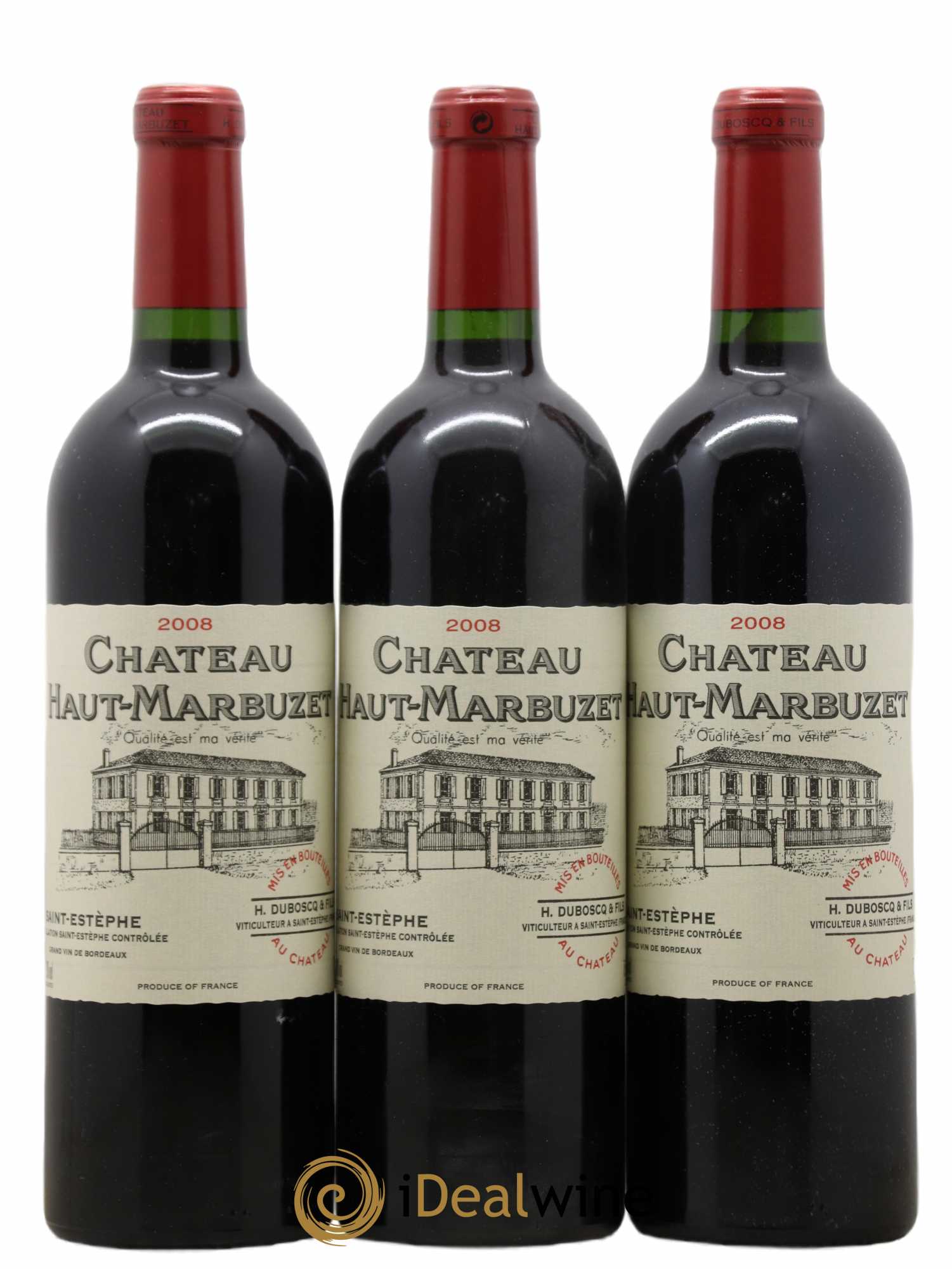 Château Haut Marbuzet 2008 - Lot of 6 bottles - 2