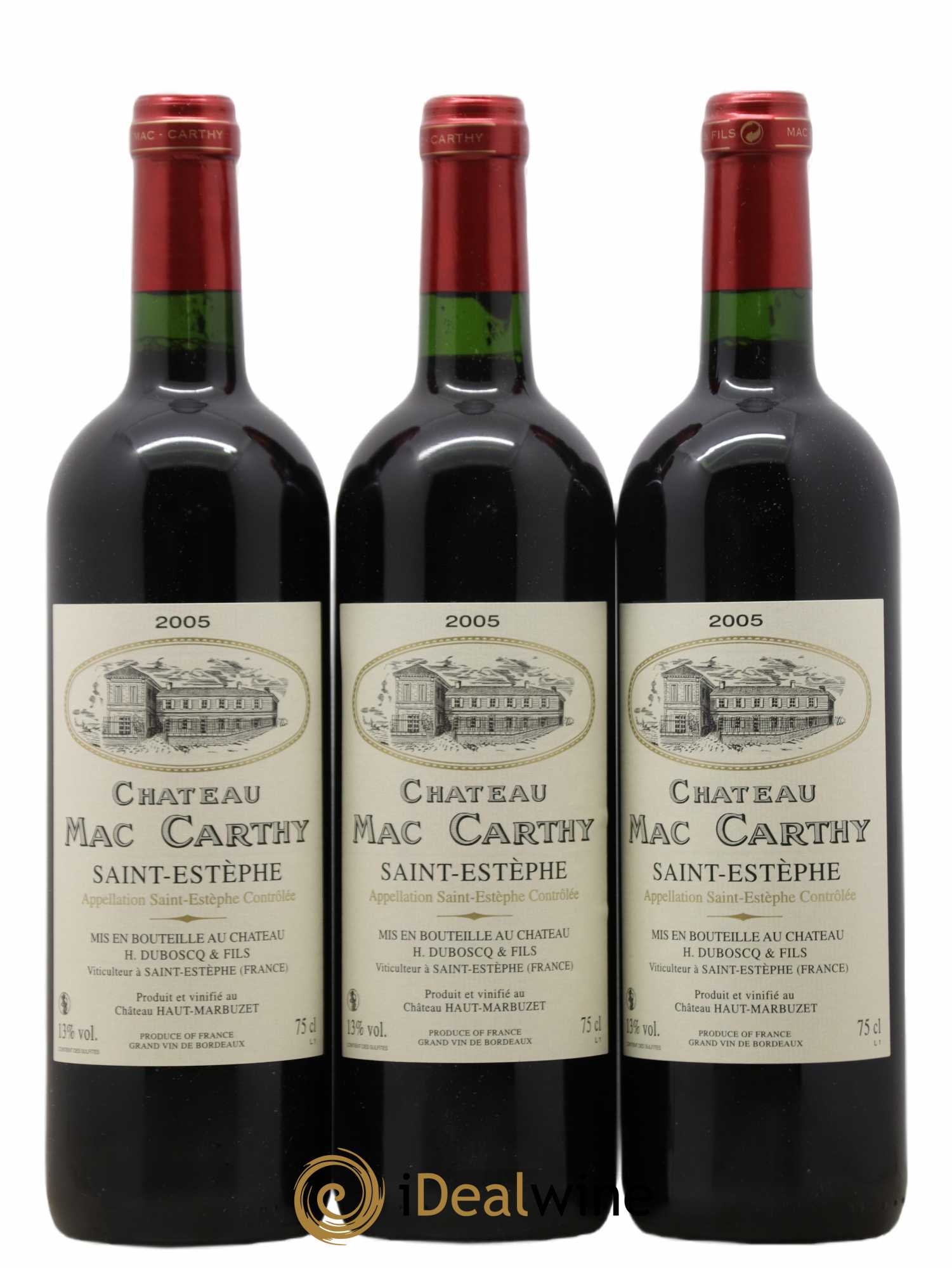 Saint-Estèphe Château Mac Carthy 2005 - Lot de 12 bouteilles - 4