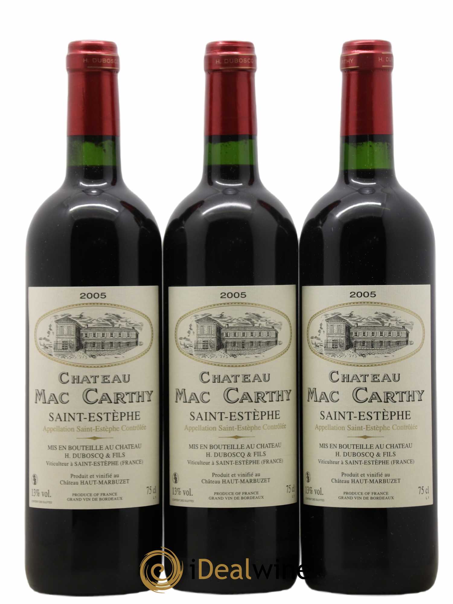 Saint-Estèphe Château Mac Carthy 2005 - Lot de 12 bouteilles - 3