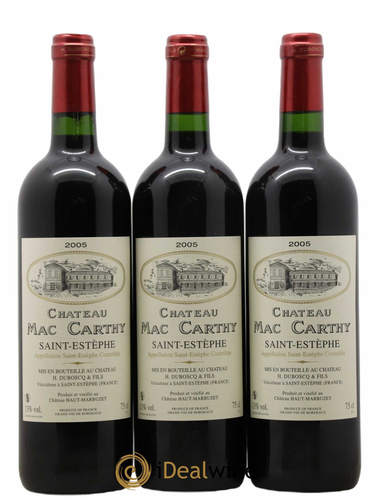 Saint-Estèphe Château Mac Carthy 2005 - Lot de 12 bouteilles - 4