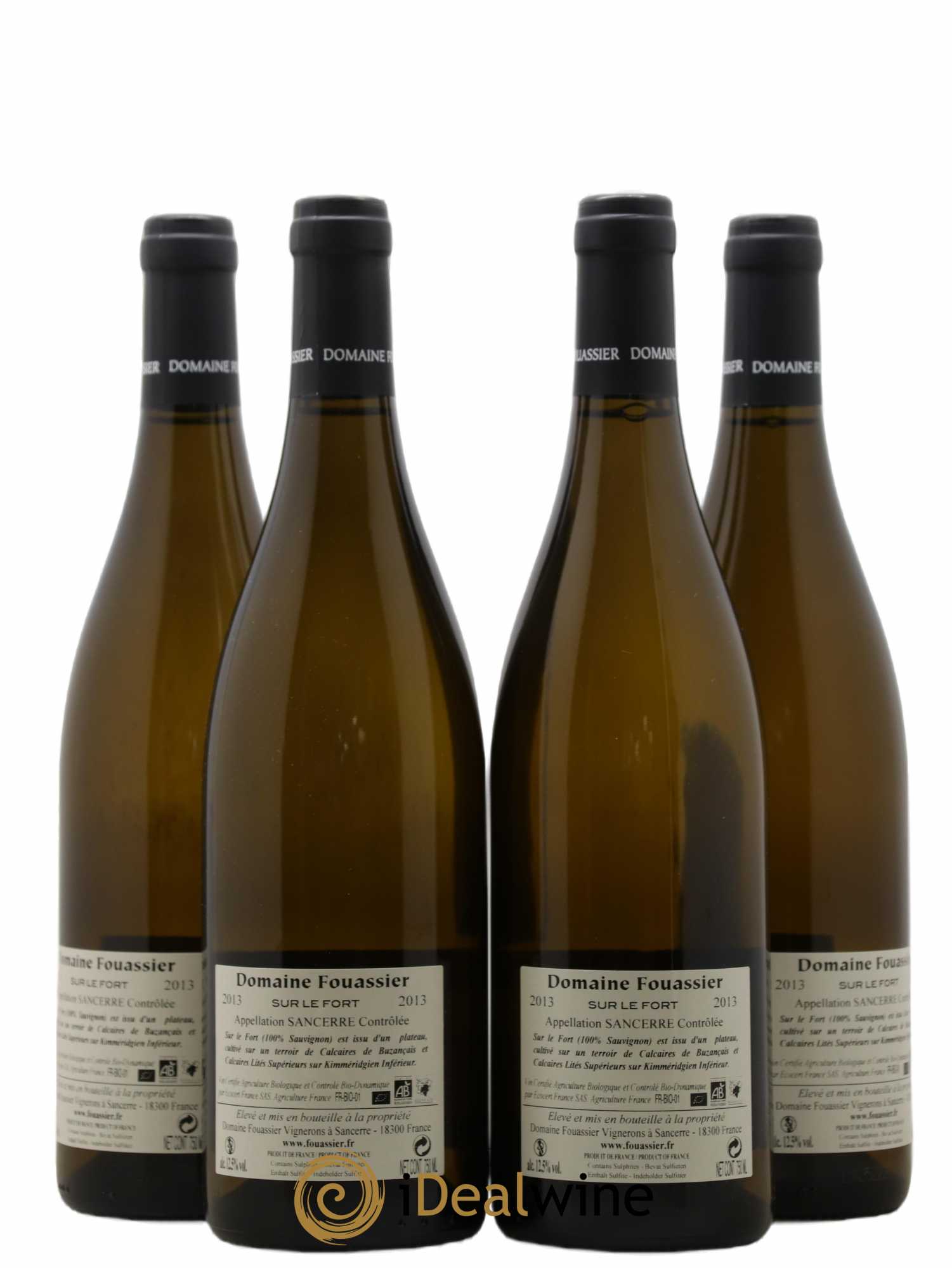 Sancerre Sur Le Fort Domaine Fouassier (sans prix de réserve) 2013 - Posten von 4 Flaschen - 1