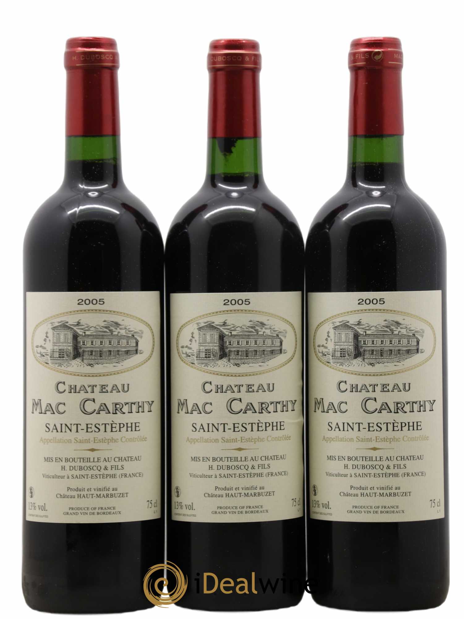 Saint-Estèphe Château Mac Carthy 2005 - Lot de 12 bouteilles - 4