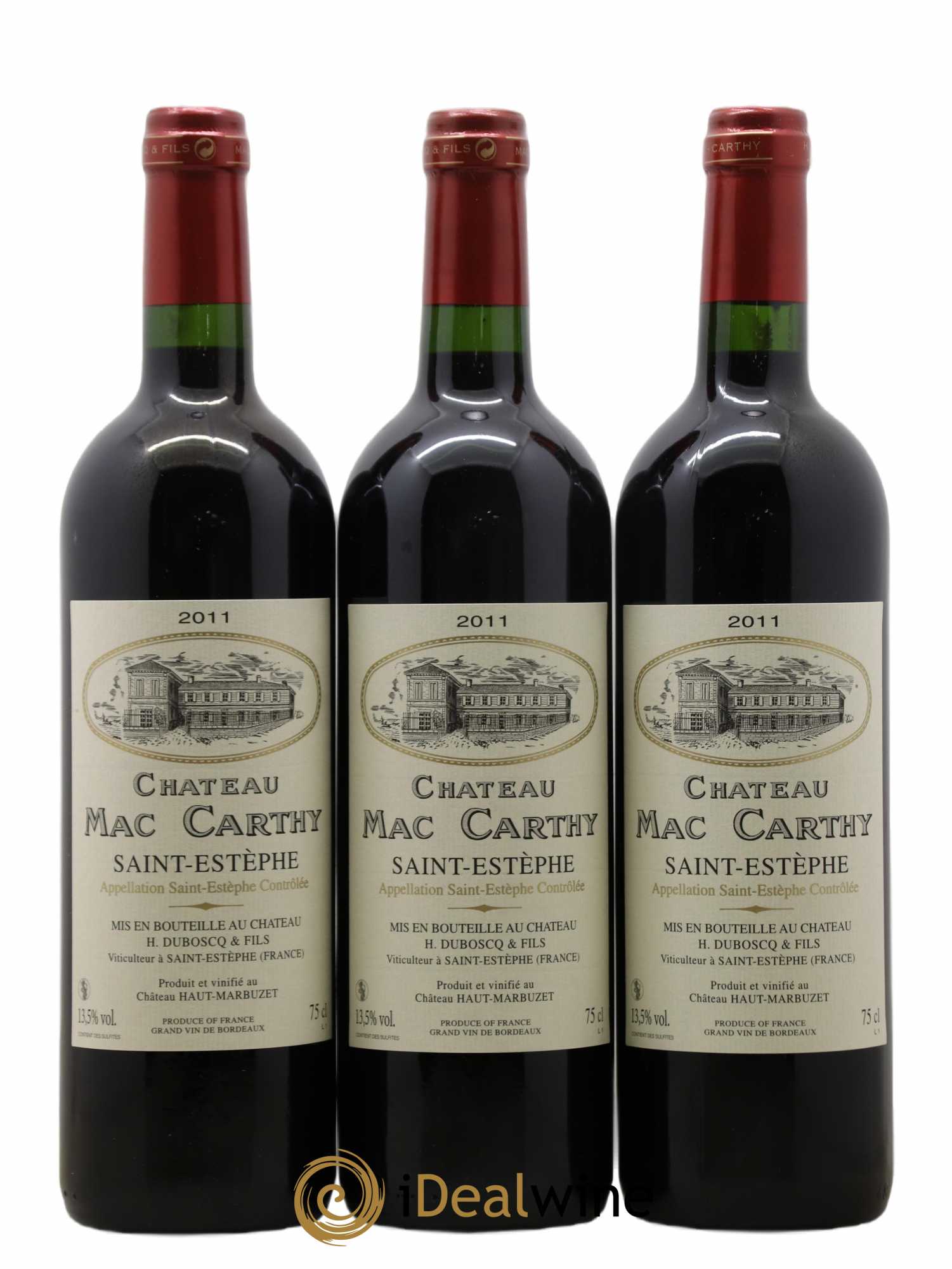 Saint-Estèphe Château Mac Carthy 2011 - Lot de 6 bouteilles - 2