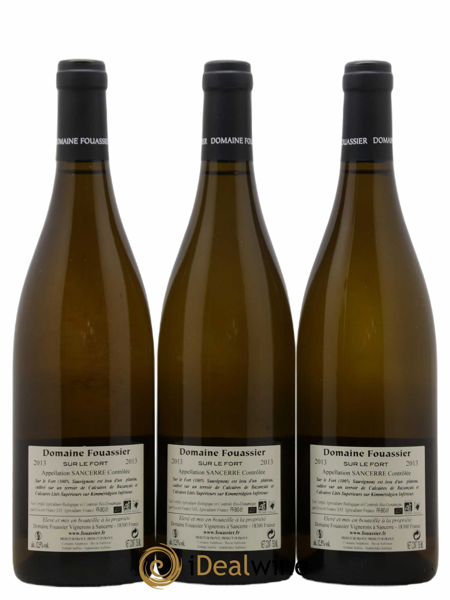 Sancerre Sur Le Fort Domaine Fouassier 2013 - Posten von 3 Flaschen - 1