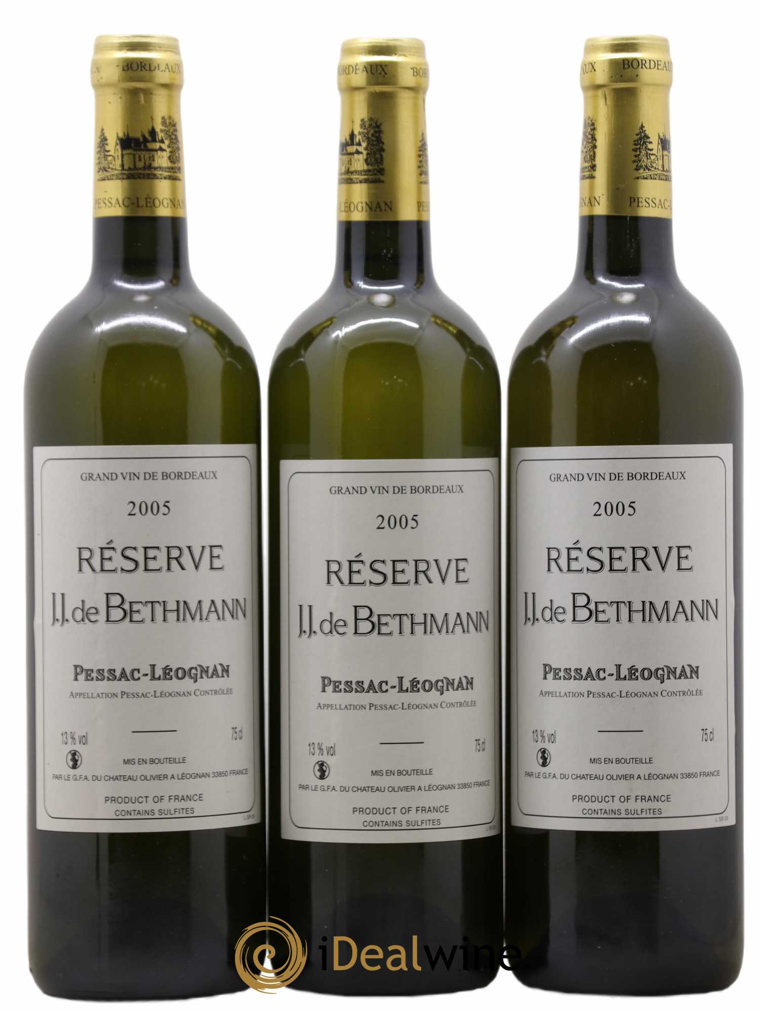 Pessac-Léognan Réserve J.J. De Berthman 2005 - Posten von 12 Flaschen - 3
