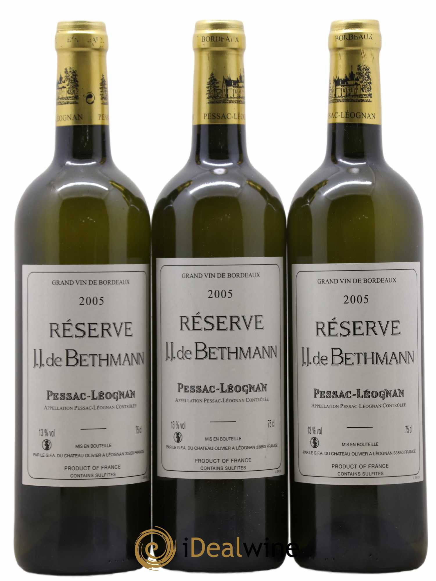 Pessac-Léognan Réserve J.J. De Berthman 2005 - Posten von 12 Flaschen - 4